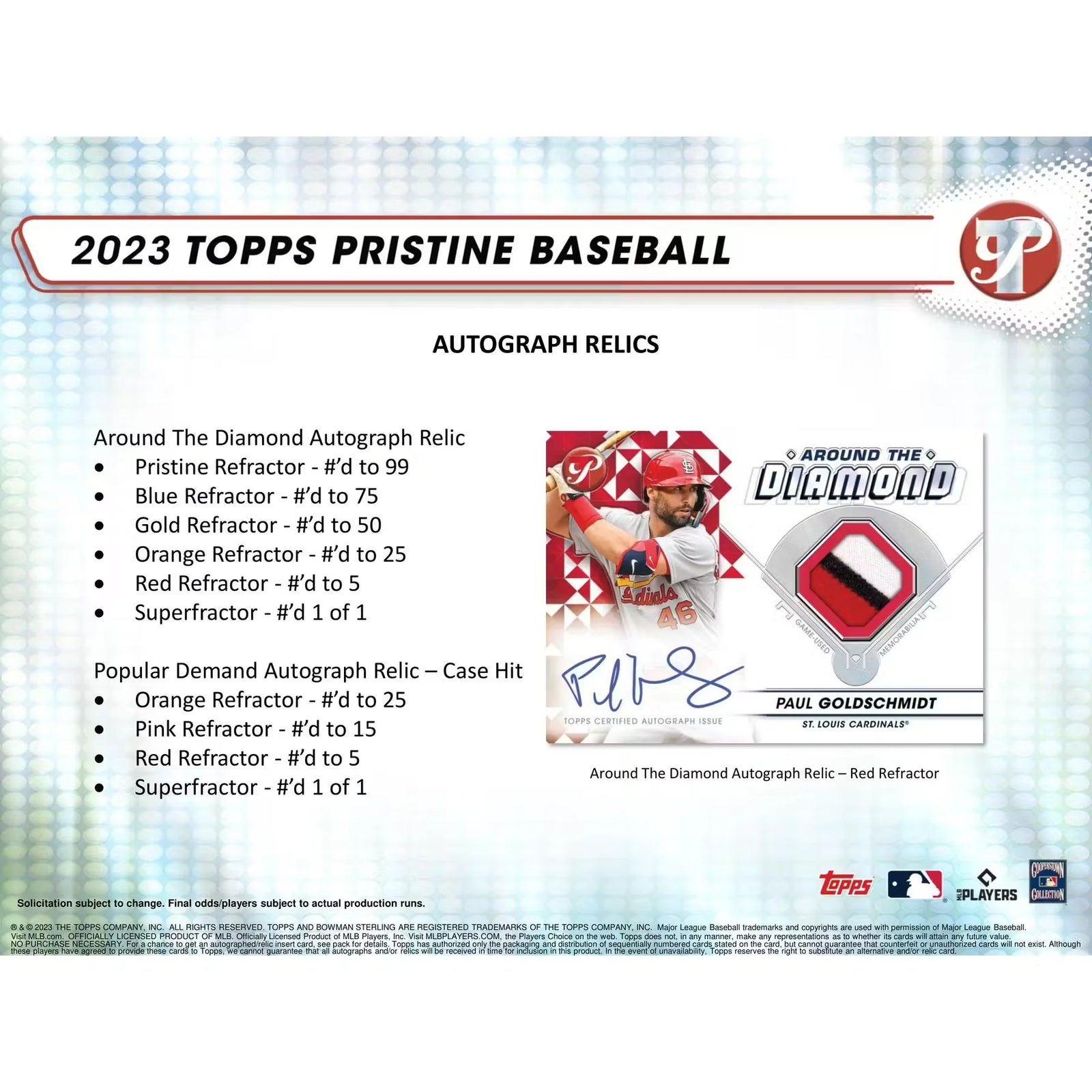 2023 Topps Pristine Baseball Hobby Box