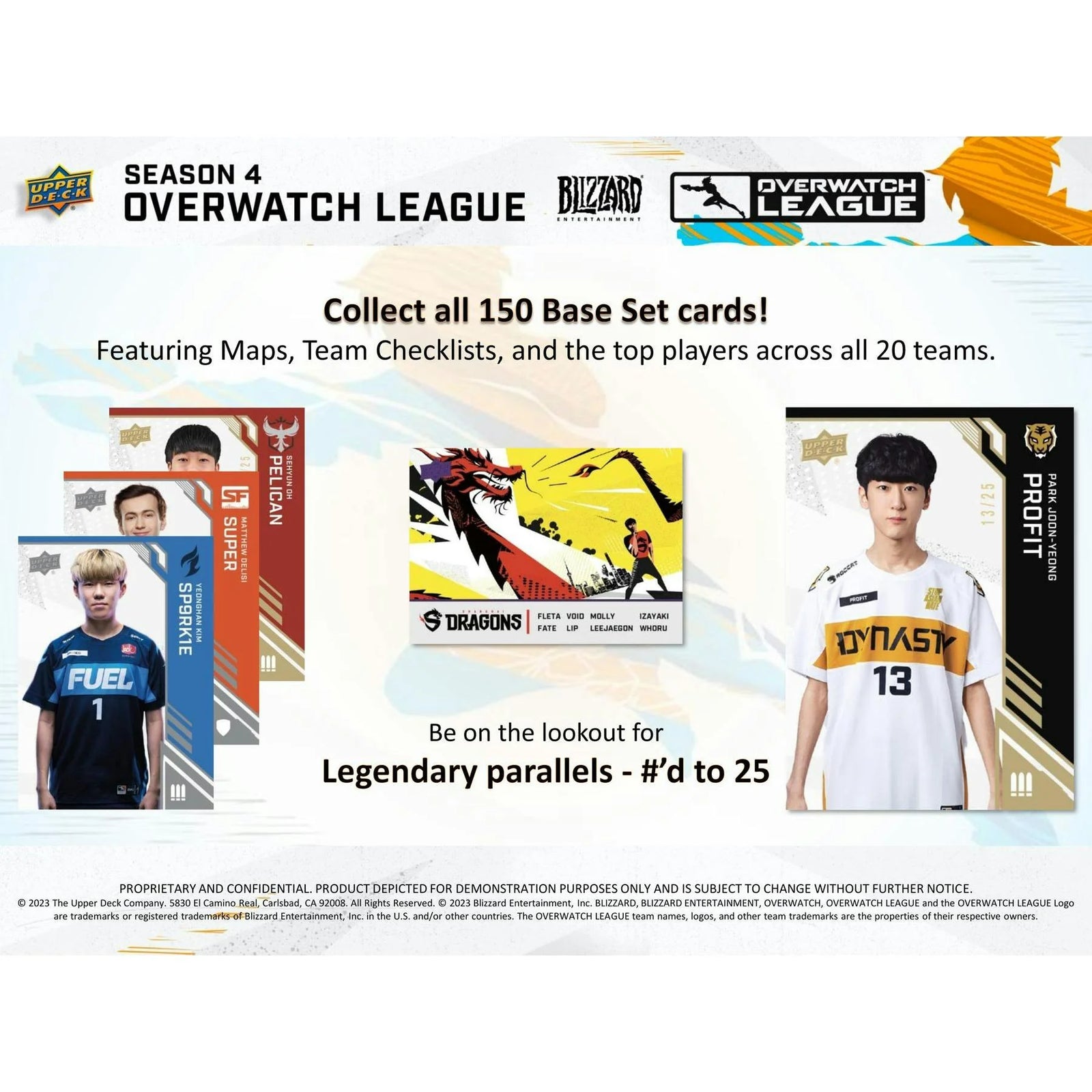 DRAFT - Upper Deck Overwatch League Season 4 Hobby 10-Box Case | 2023