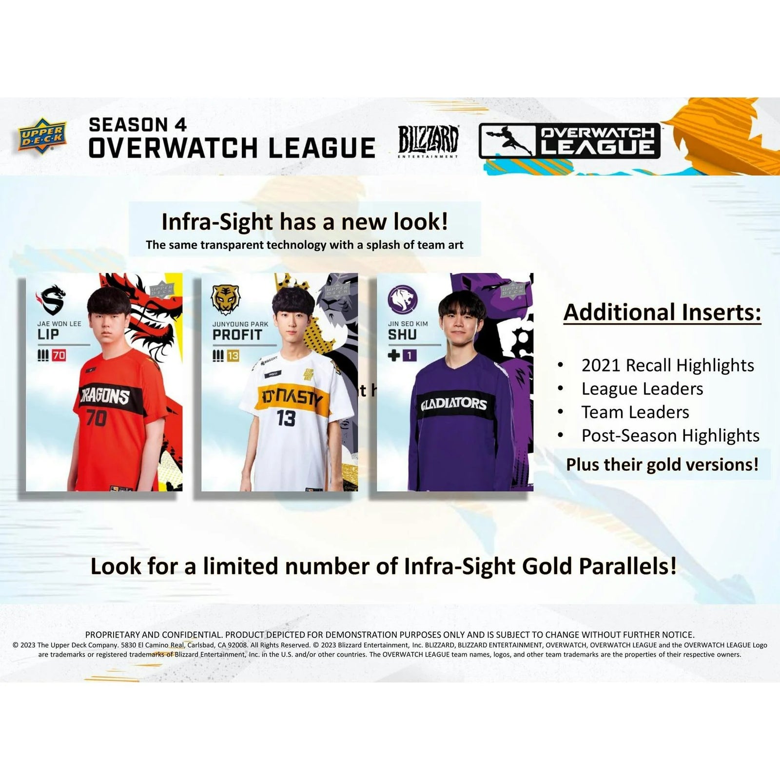 DRAFT - Upper Deck Overwatch League Season 4 Hobby 10-Box Case | 2023