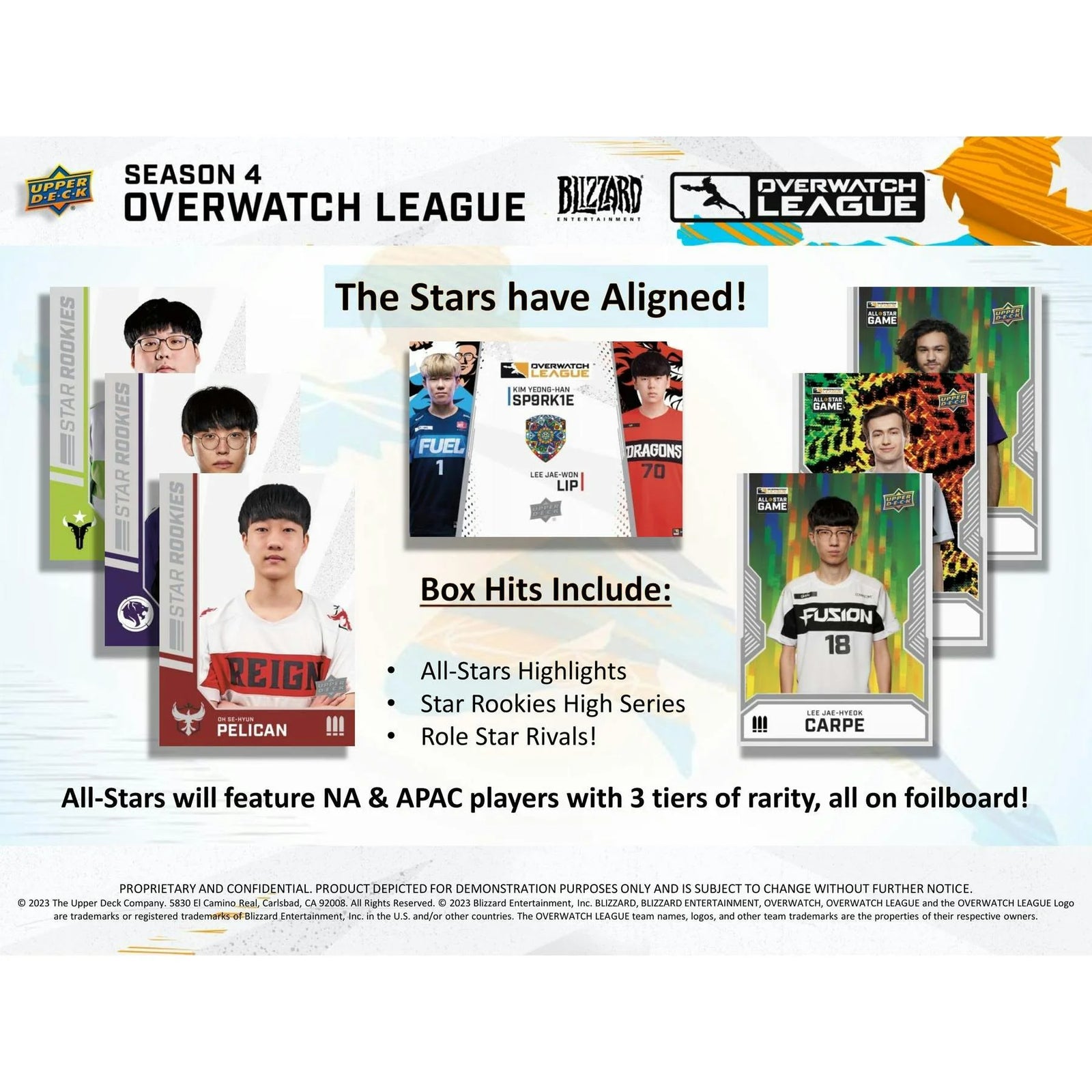 DRAFT - Upper Deck Overwatch League Season 4 Hobby 10-Box Case | 2023