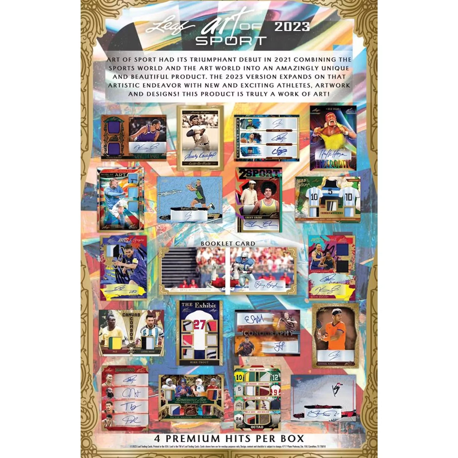 2023 Leaf Art of Sport Hobby Box (Ships Sealed Only) - D2