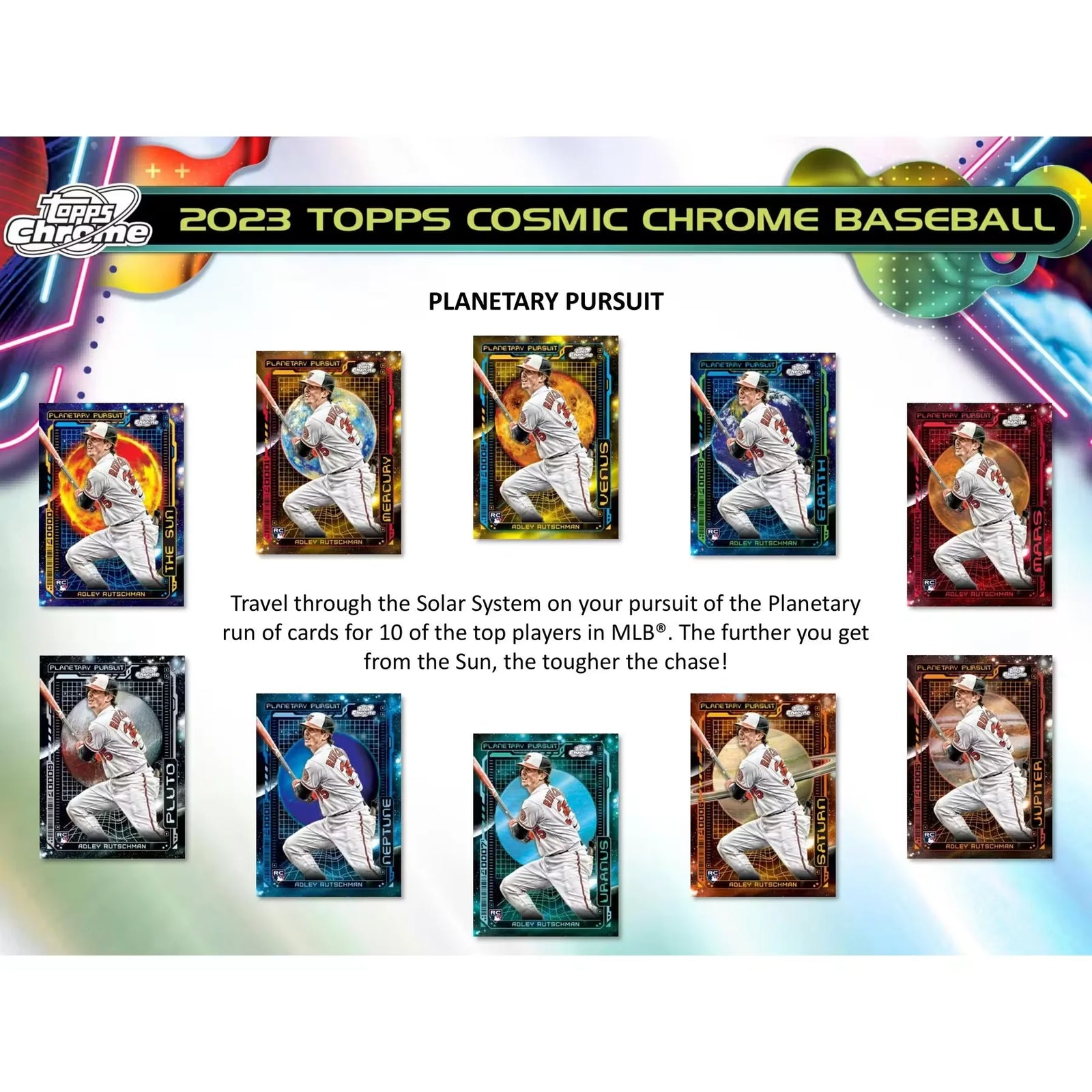2023 Topps Cosmic Chrome Baseball Hobby 12-Box Case (Ships Sealed Only)