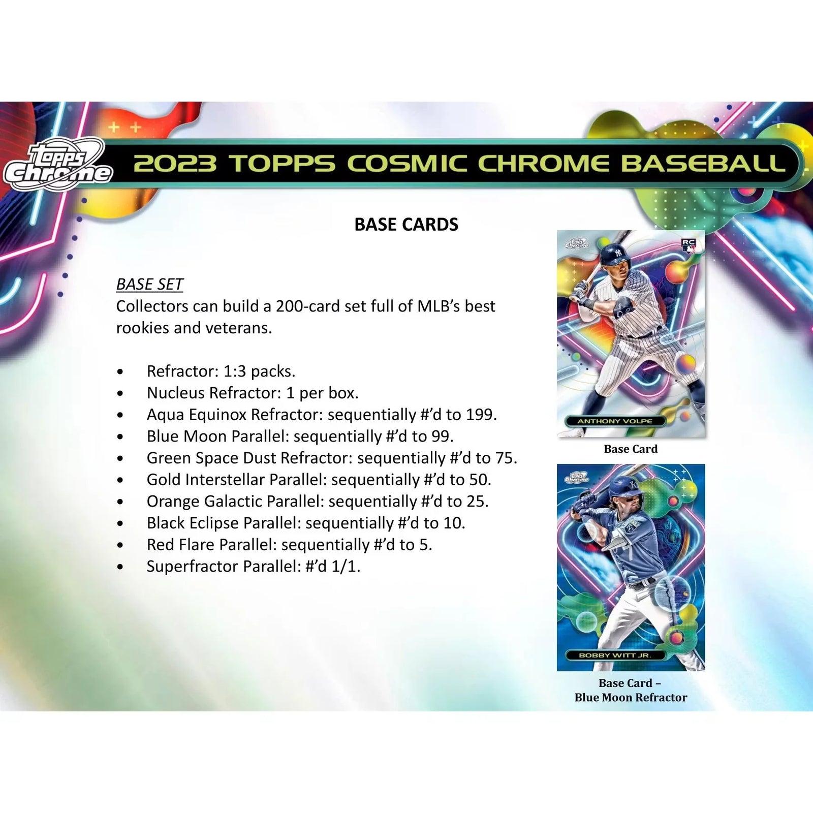 2023 Topps Cosmic Chrome Baseball Hobby Box