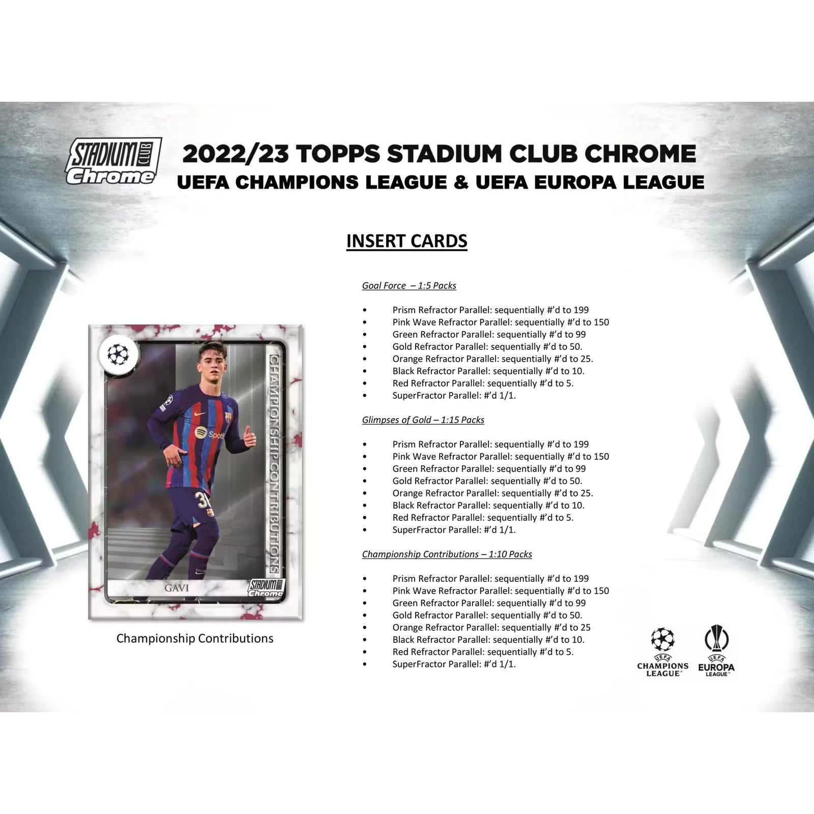 2022-23 Topps Stadium Club Chrome UEFA Club Competitions Soccer | 12-Box Hobby Case (Ships Sealed Only)