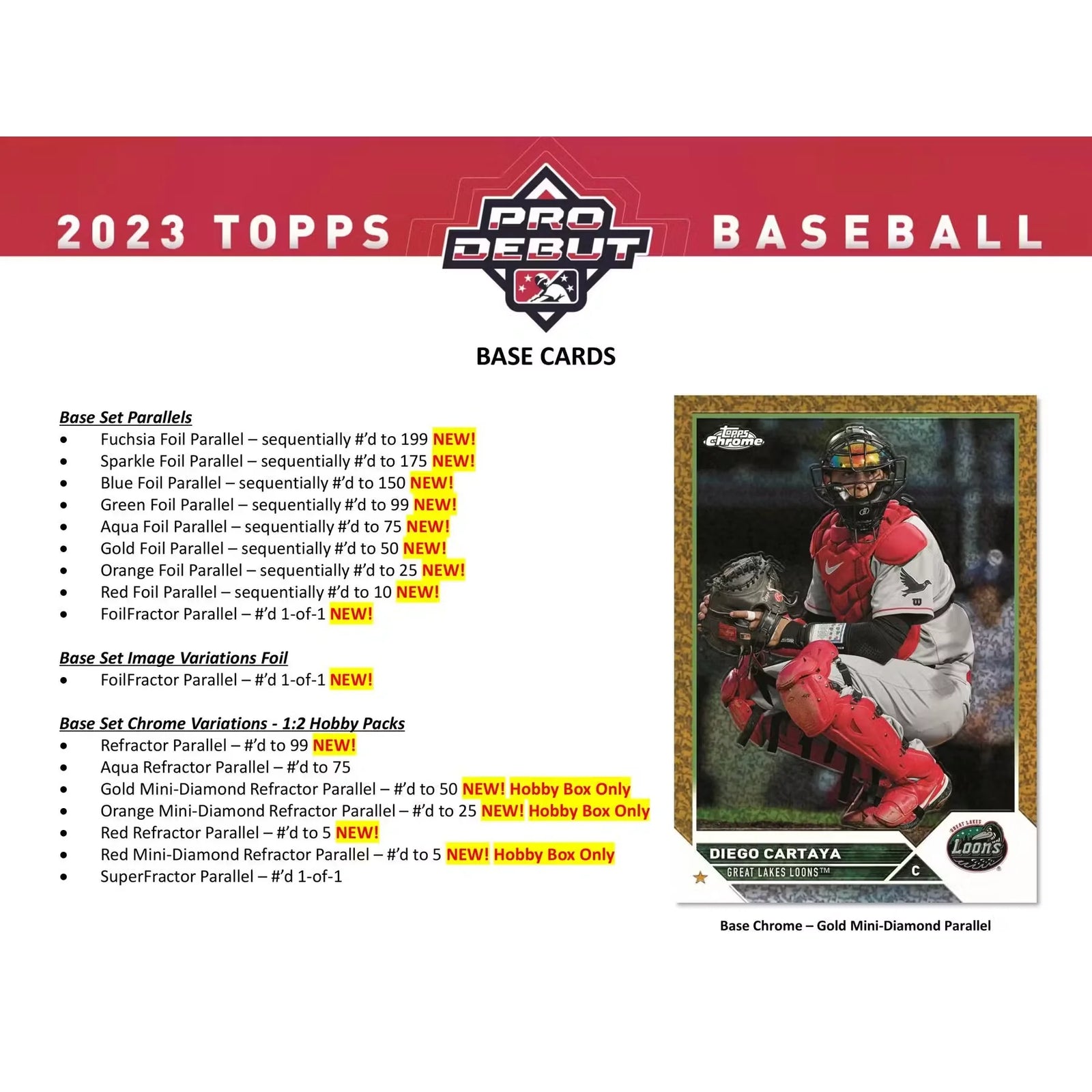2023 Topps Pro Debut Baseball Hobby Box