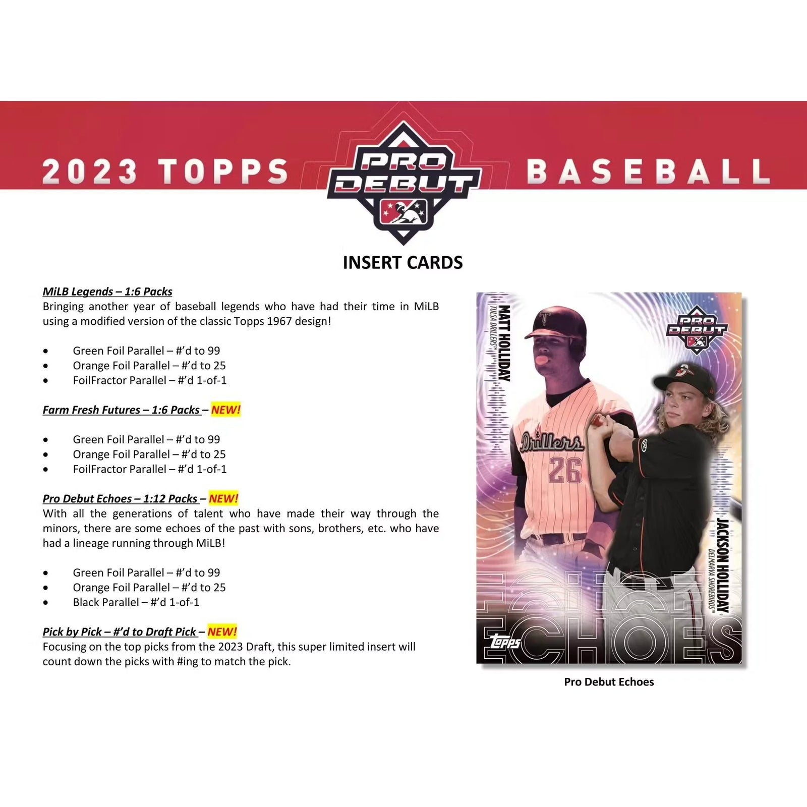 2023 Topps Pro Debut Baseball Hobby 12 Box Case