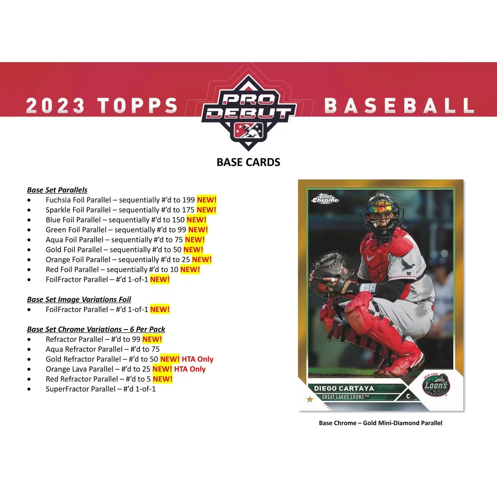 2023 Topps Pro Debut Baseball Hobby Jumbo 8 Box Case