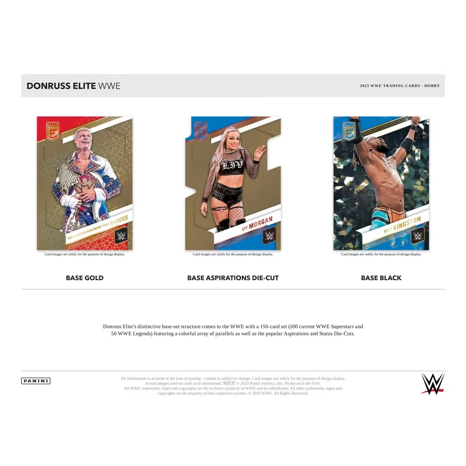 2023 Panini Donruss Elite WWE Wrestling Hobby 12-Box Case (Ships Sealed Only)
