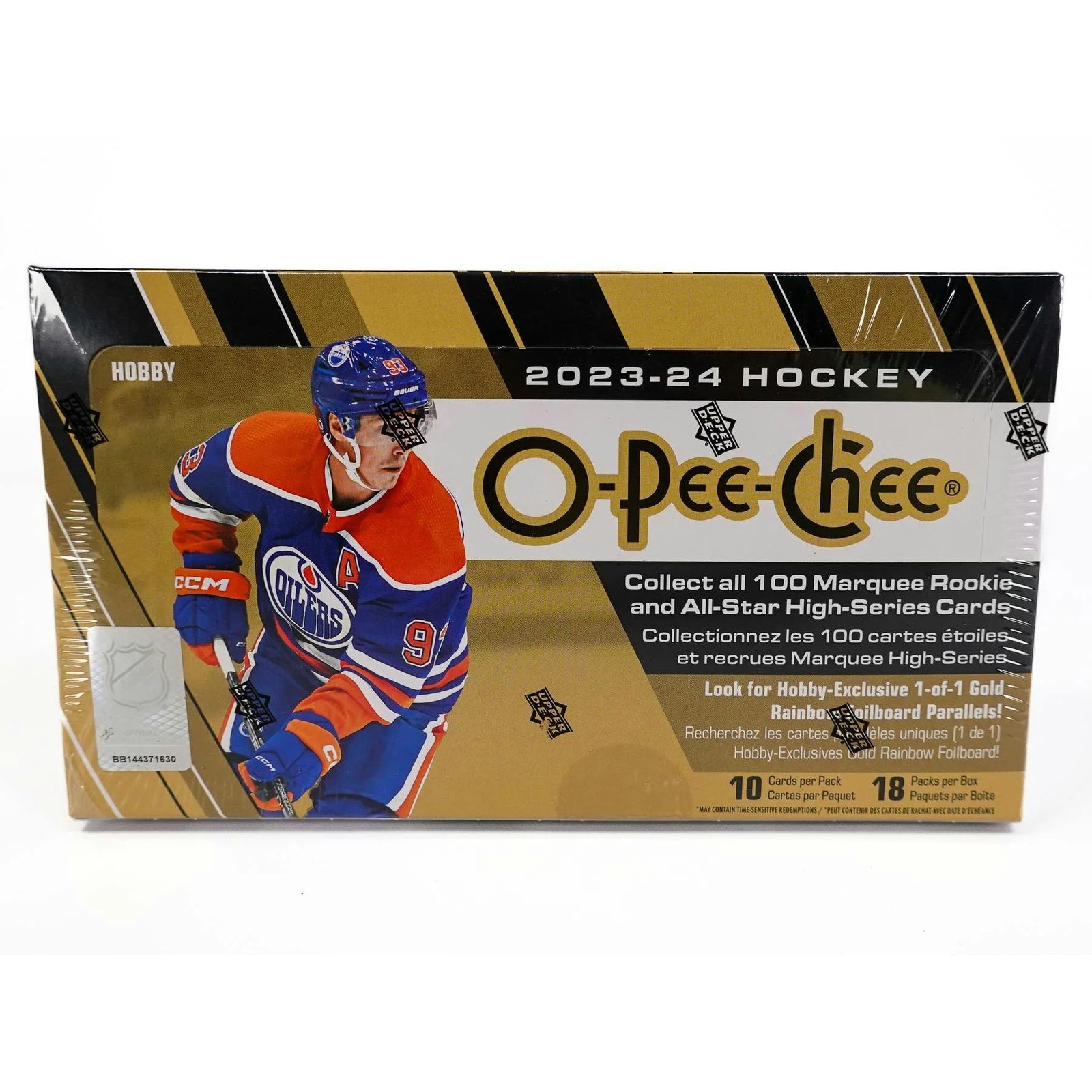 DRAFT - Just In 2023/24 Upper Deck O-Pee-Chee Hockey Hobby 16-Box Case