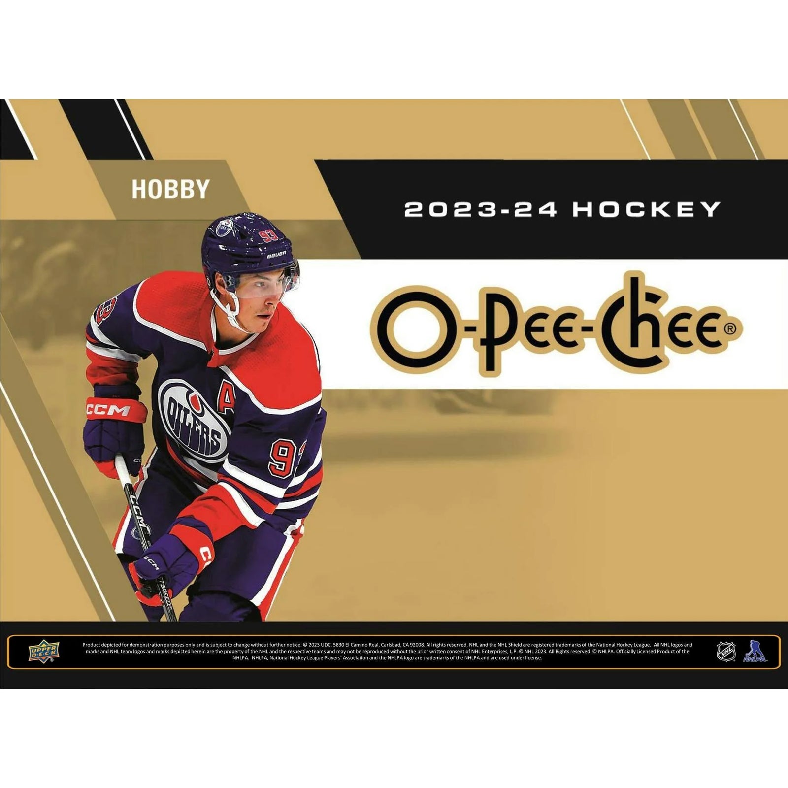 DRAFT - Just In 2023/24 Upper Deck O-Pee-Chee Hockey Hobby 16-Box Case