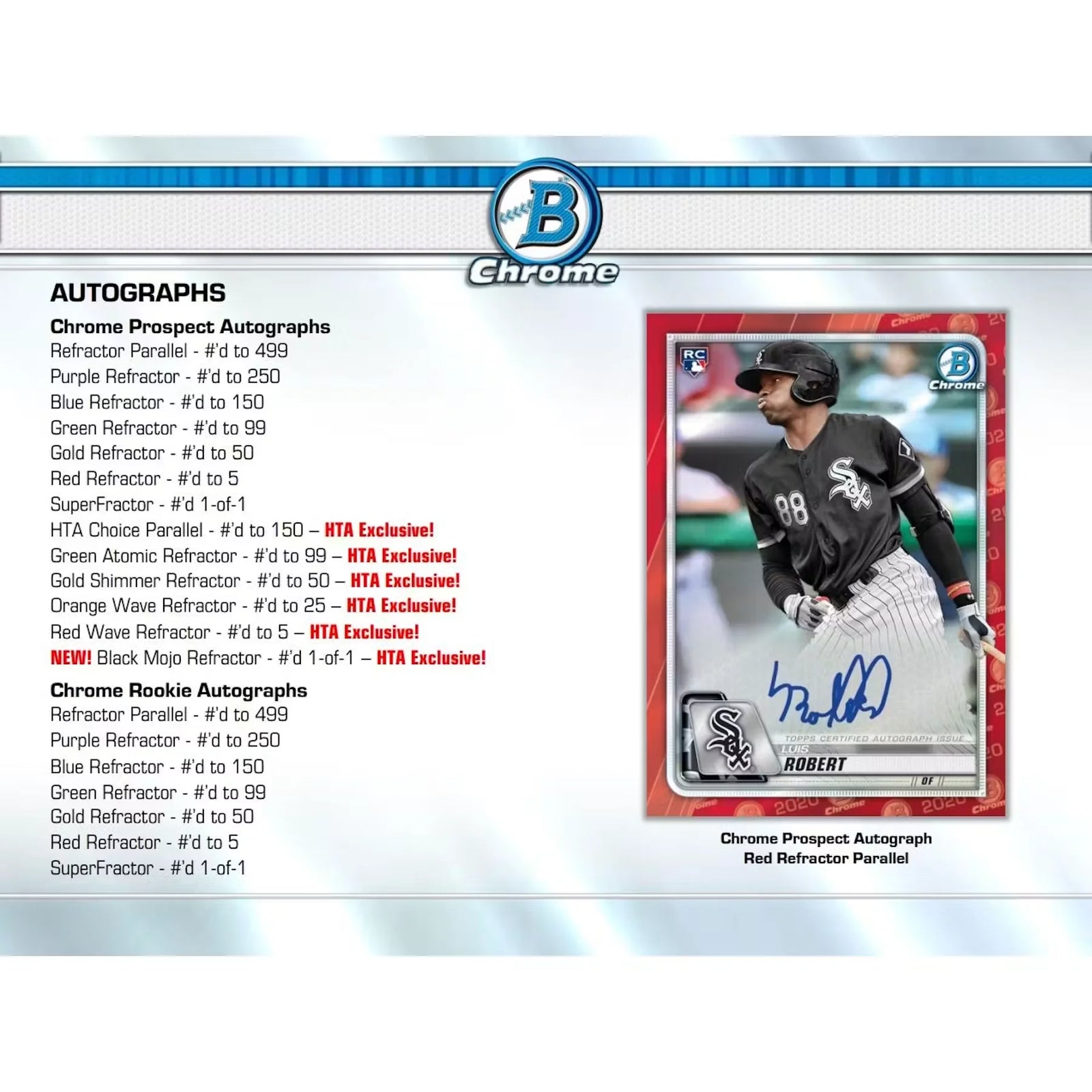 DRAFT - 2020 Bowman Chrome Baseball HTA Jumbo Box