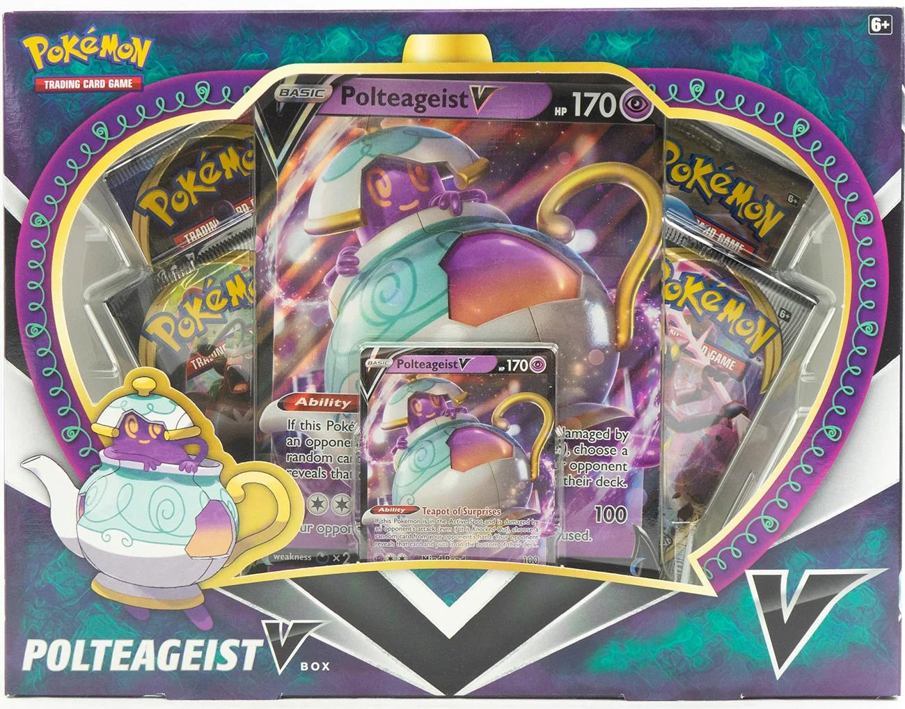 DRAFT - Pokemon Polteageist V Box | Sealed Collectible