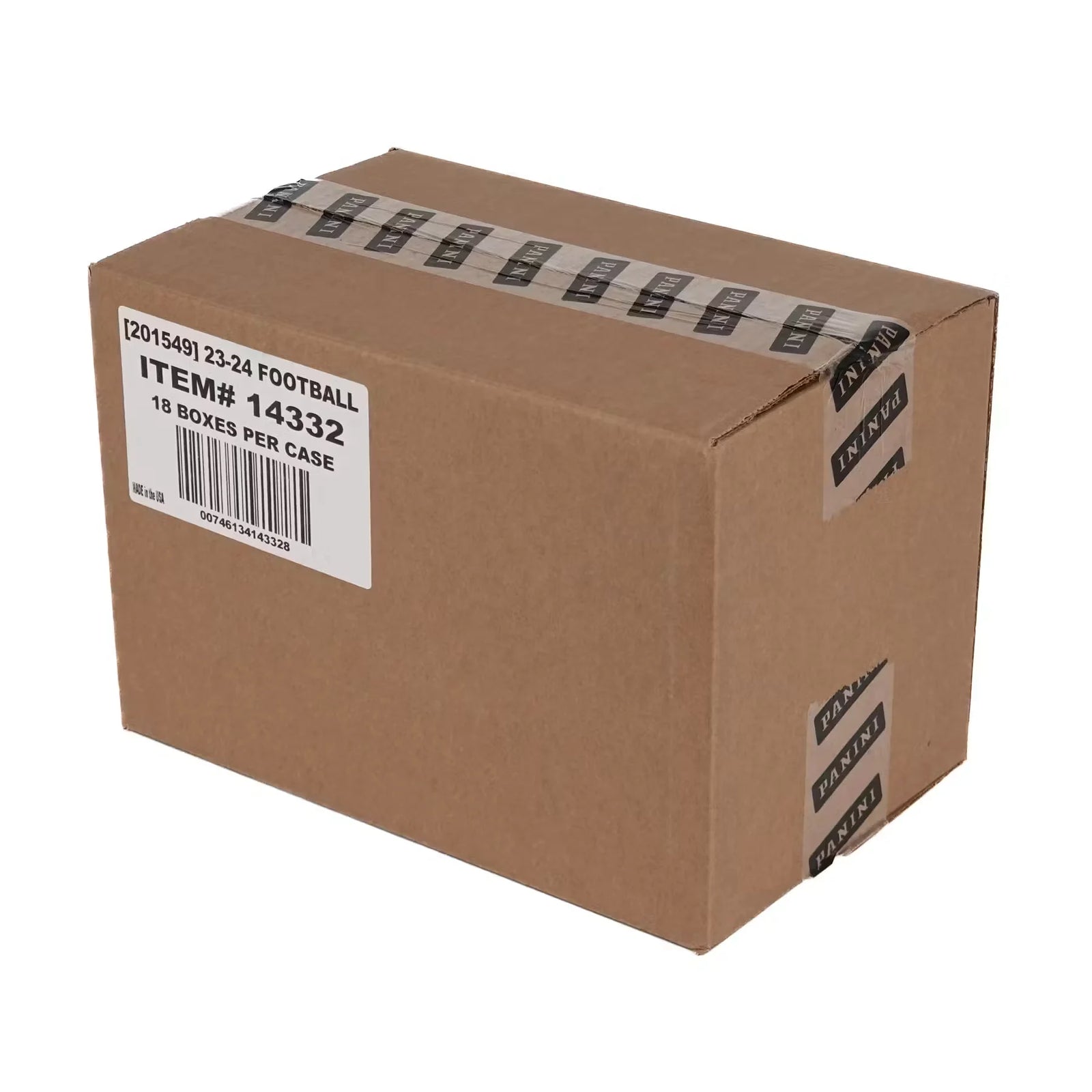 2023 Panini Donruss Football Hobby 18-Box Case (Ships Sealed Only)