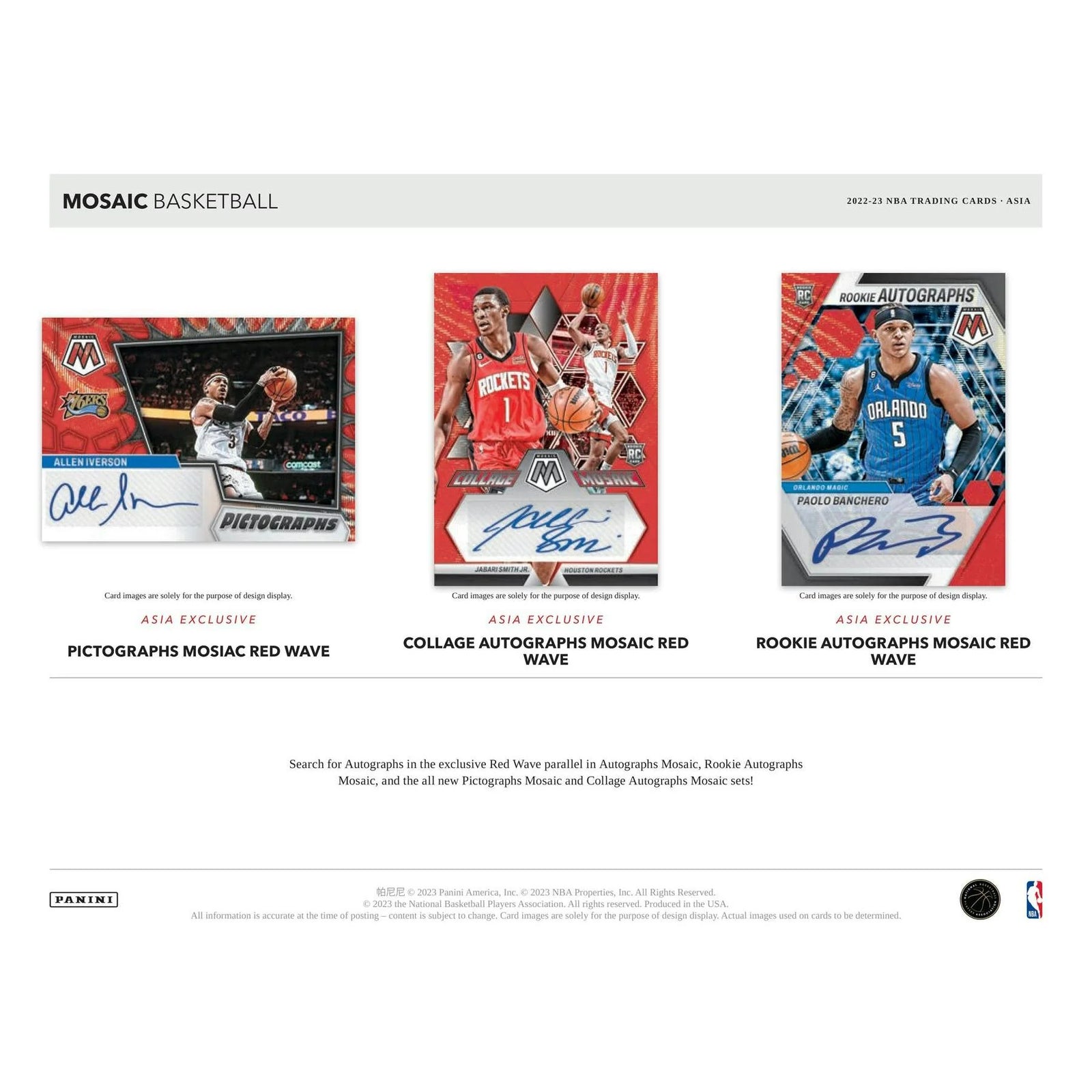 DRAFT - 2022/23 Panini Mosaic Basketball Asia Box