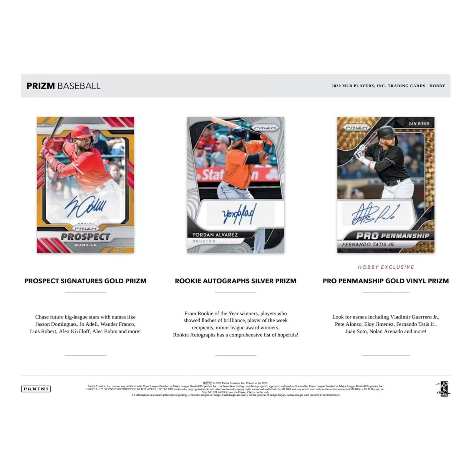 DRAFT - 2020 Panini Prizm Baseball Hobby Box