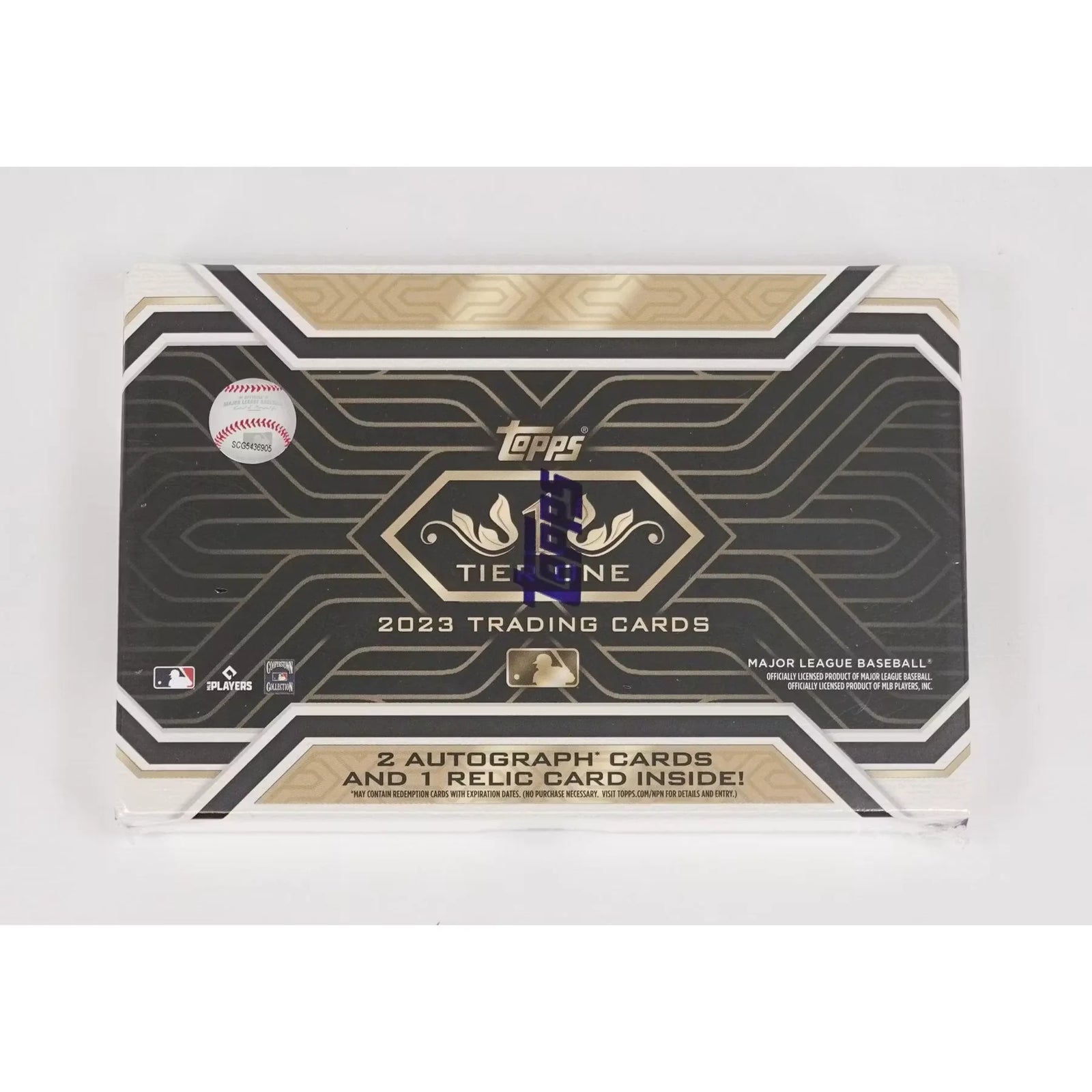 2023 Topps Tier One Baseball Hobby 12-Box Case (Ships Sealed Only)
