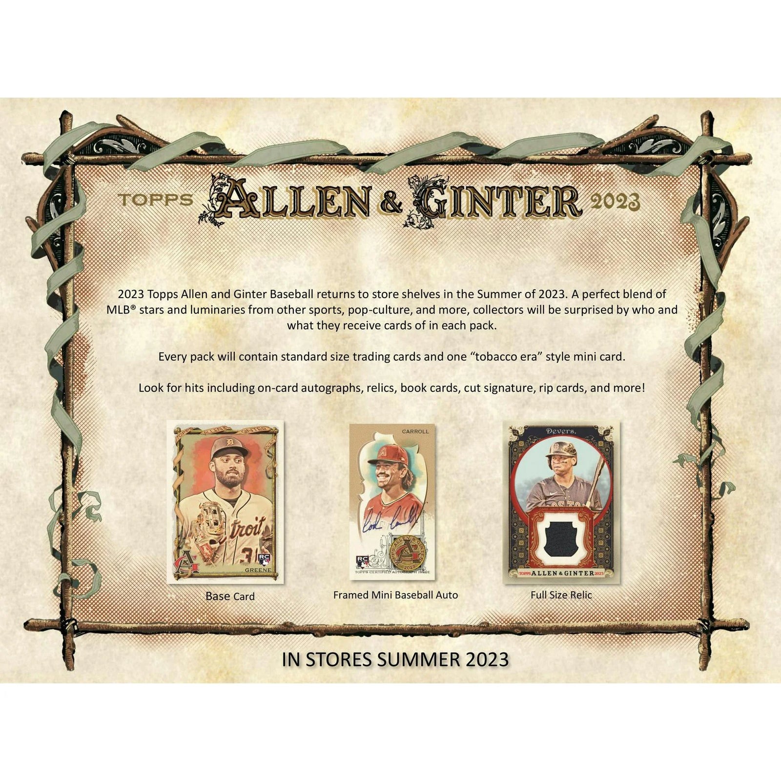 DRAFT - Just In 2023 Topps Allen & Ginter Baseball Blaster Box