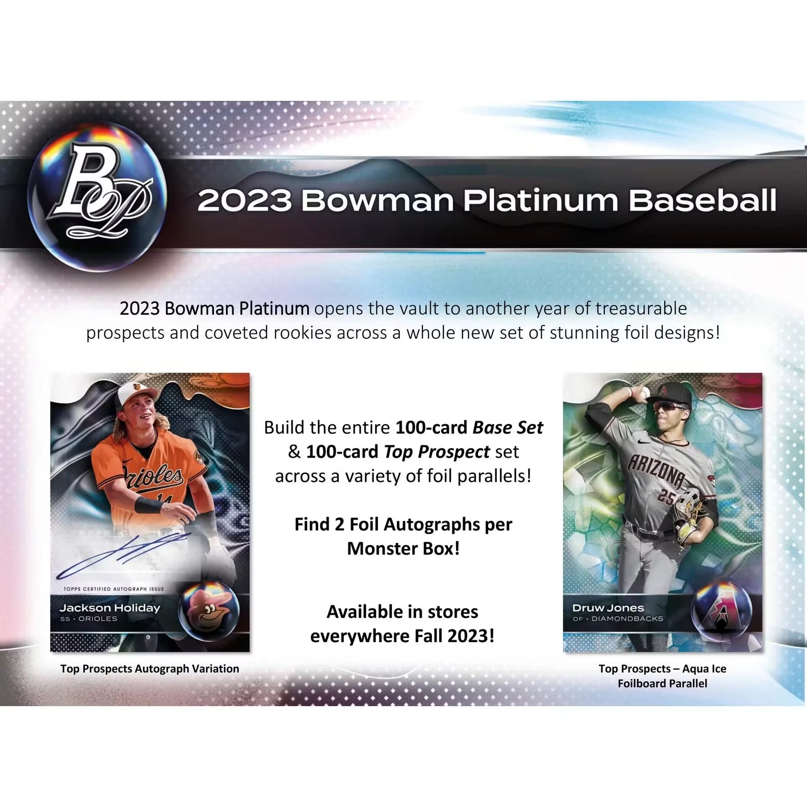 2023 Bowman Platinum Baseball Monster Box Hobby