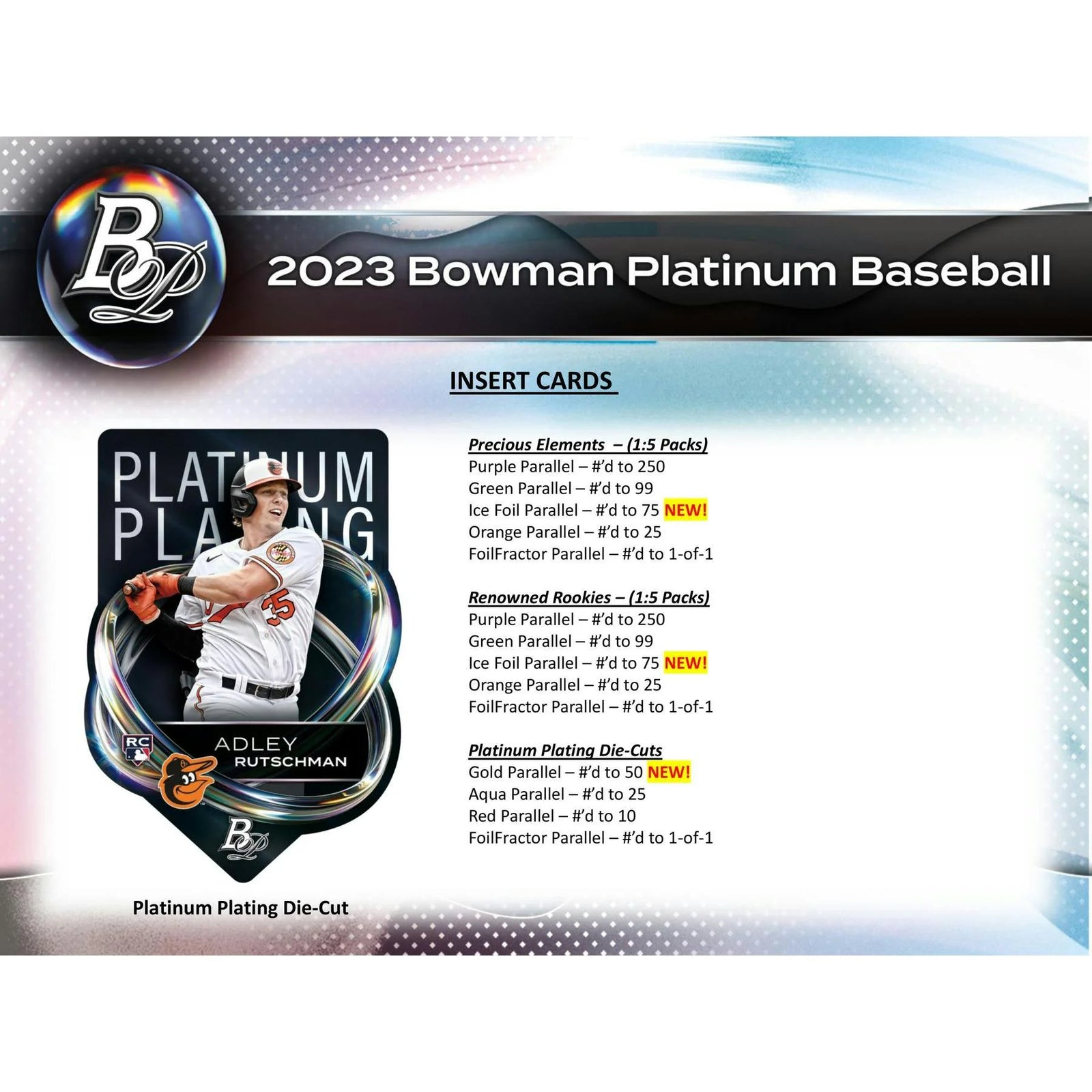 2023 Bowman Platinum Baseball Monster Box Hobby