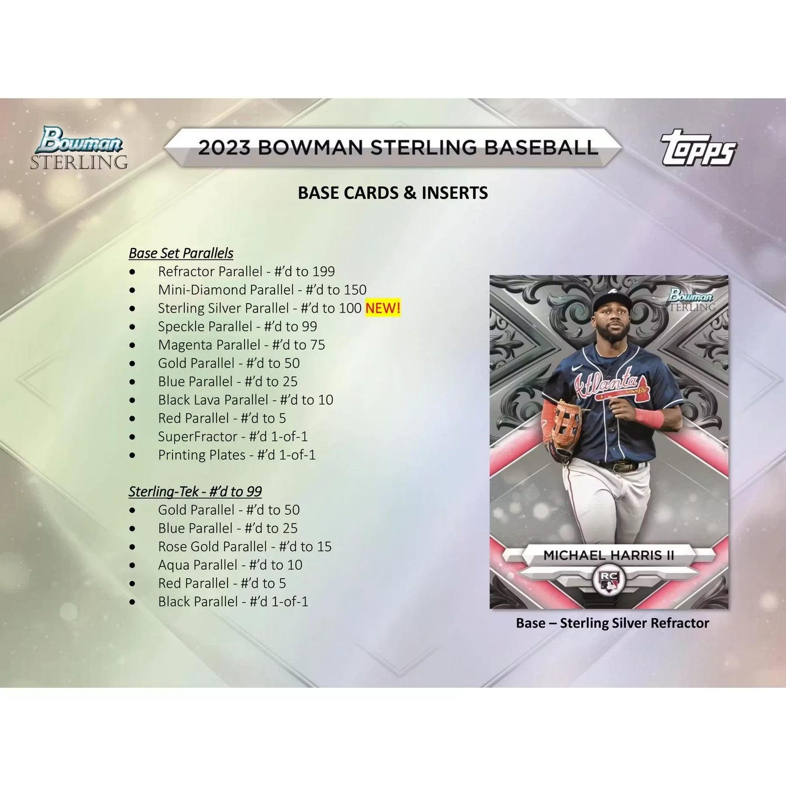 2023 Bowman Sterling Baseball Hobby Box