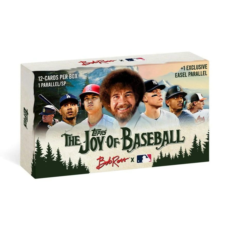 DRAFT - Just In 2023 Topps X The Joy of Baseball Bob Ross Happy Little Box