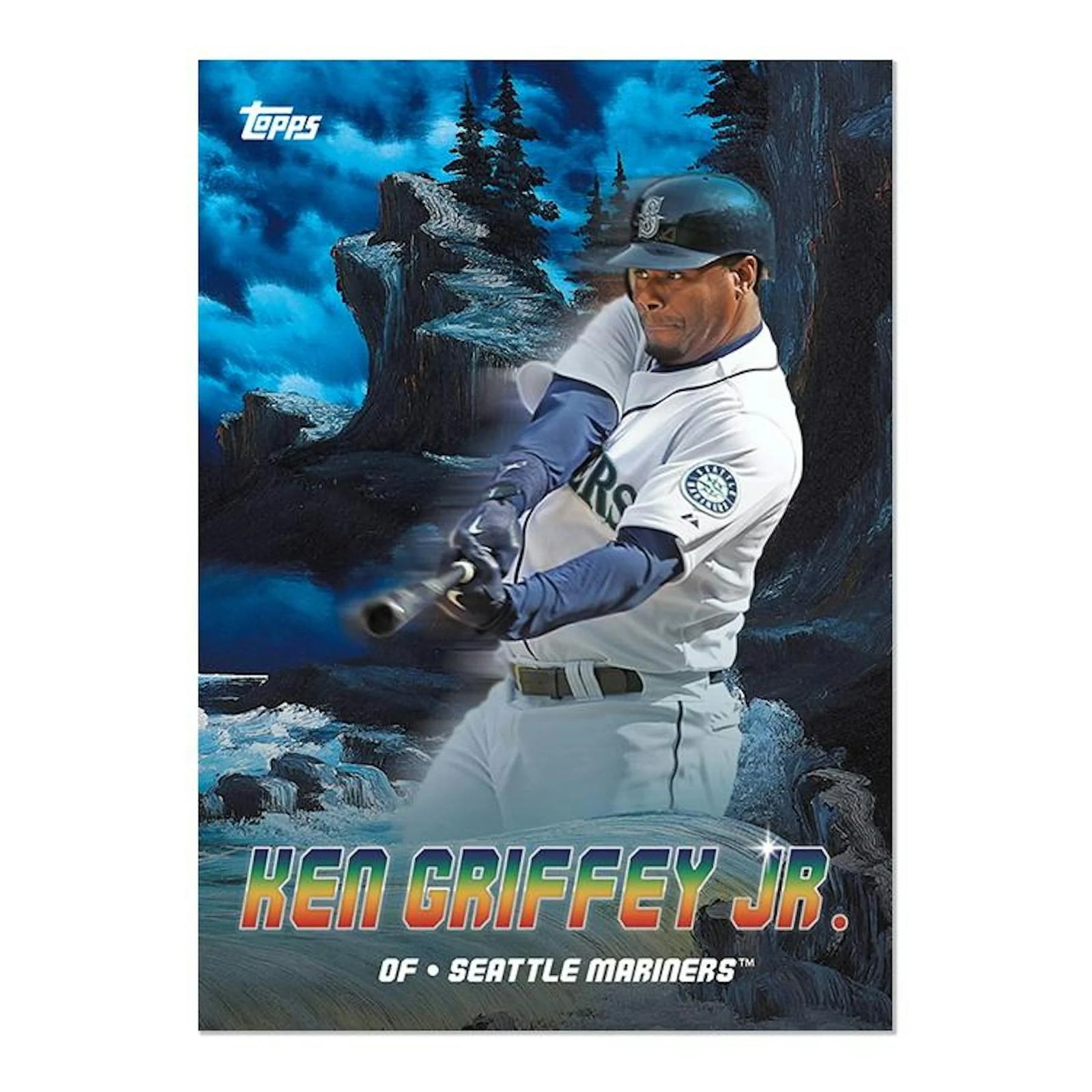DRAFT - Just In 2023 Topps X The Joy of Baseball Bob Ross Happy Little Box