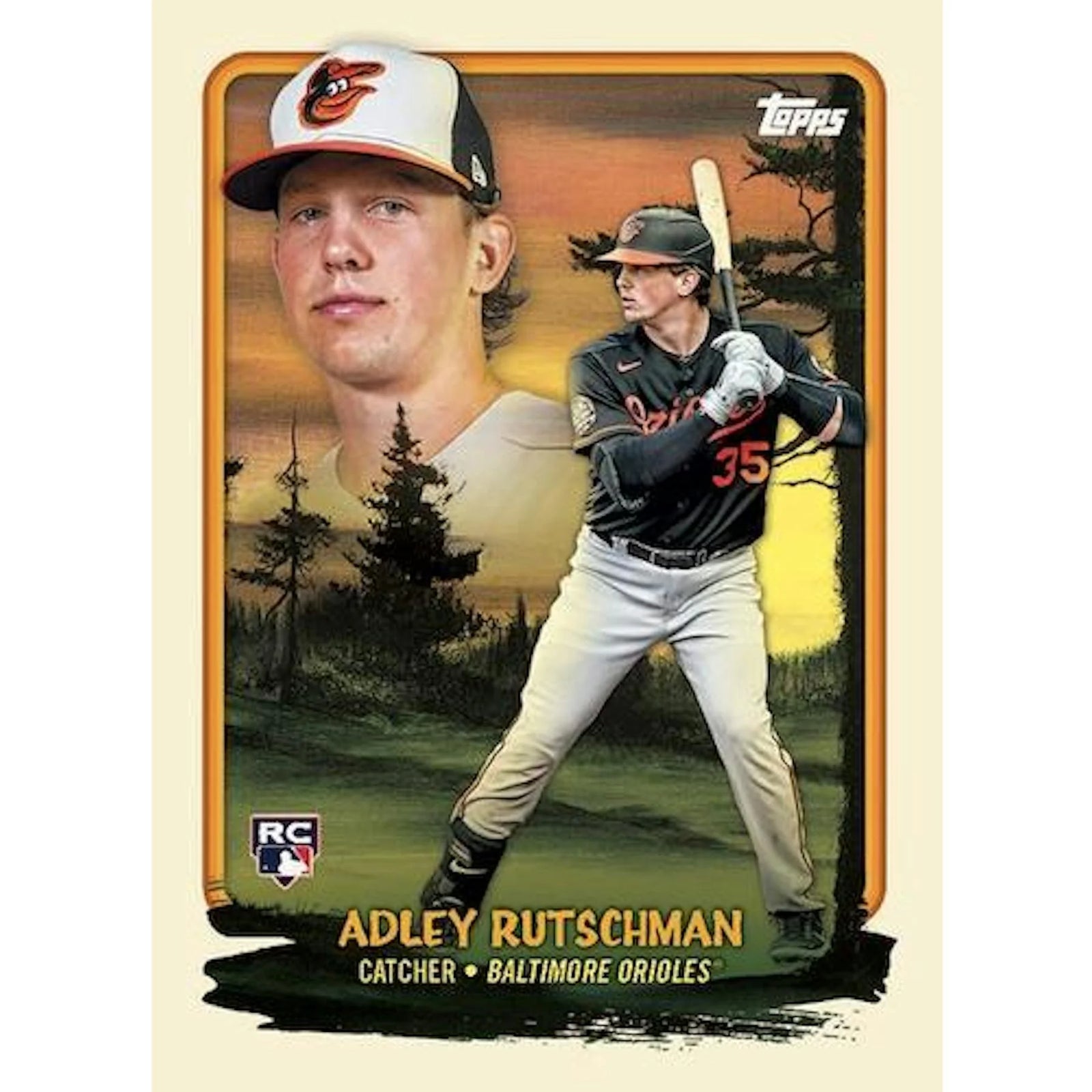 DRAFT - Just In 2023 Topps X The Joy of Baseball Bob Ross Happy Little Box