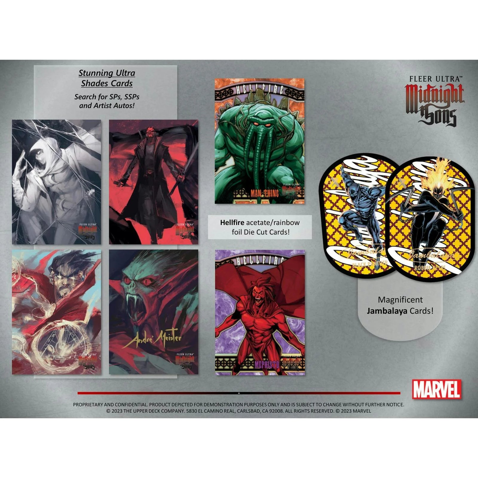 DRAFT - 2023 Upper Deck Marvel Fleer Ultra Midnight Sons Hobby Box