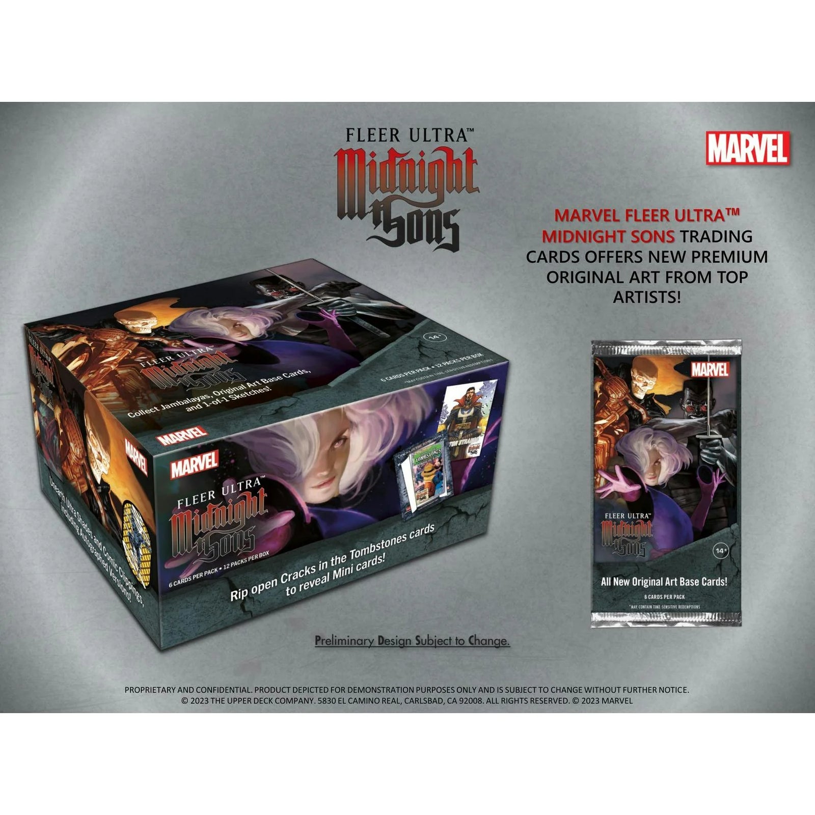 DRAFT - 2023 Upper Deck Marvel Fleer Ultra Midnight Sons Hobby Box