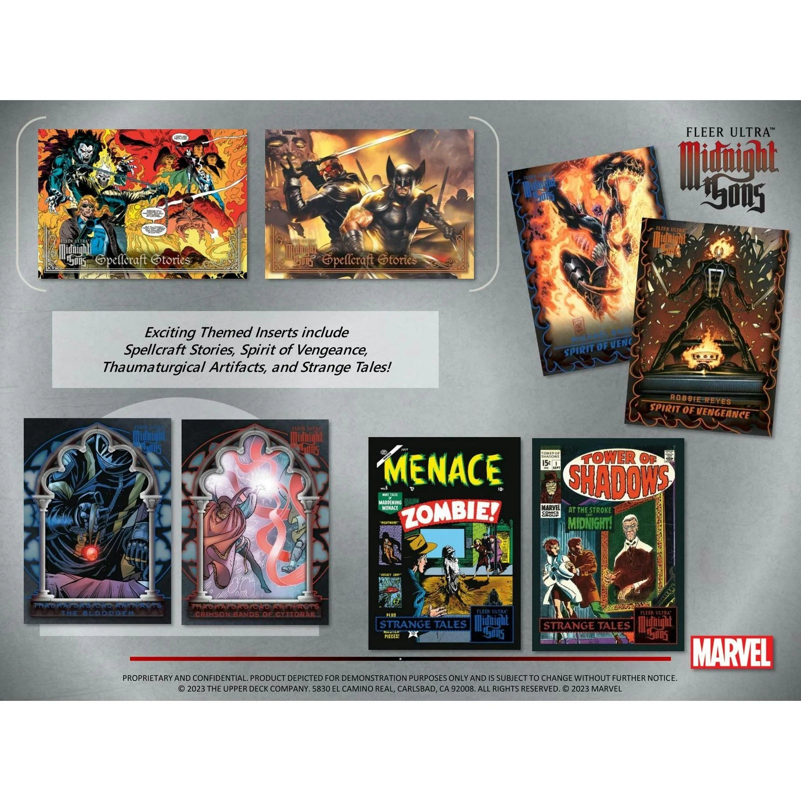DRAFT - 2023 Upper Deck Marvel Fleer Ultra Midnight Sons Hobby Box