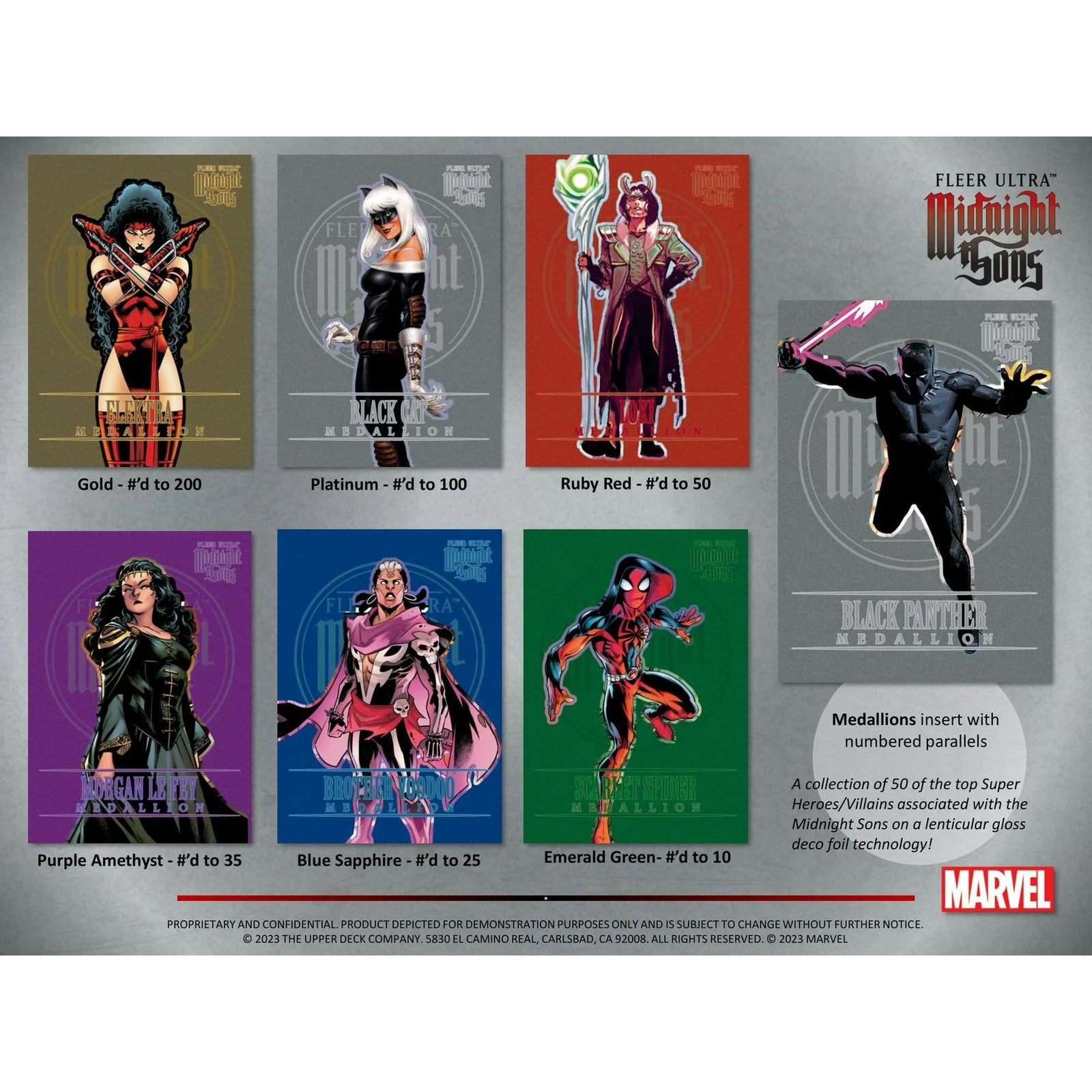 DRAFT - 2023 Upper Deck Marvel Fleer Ultra Midnight Sons Hobby Box