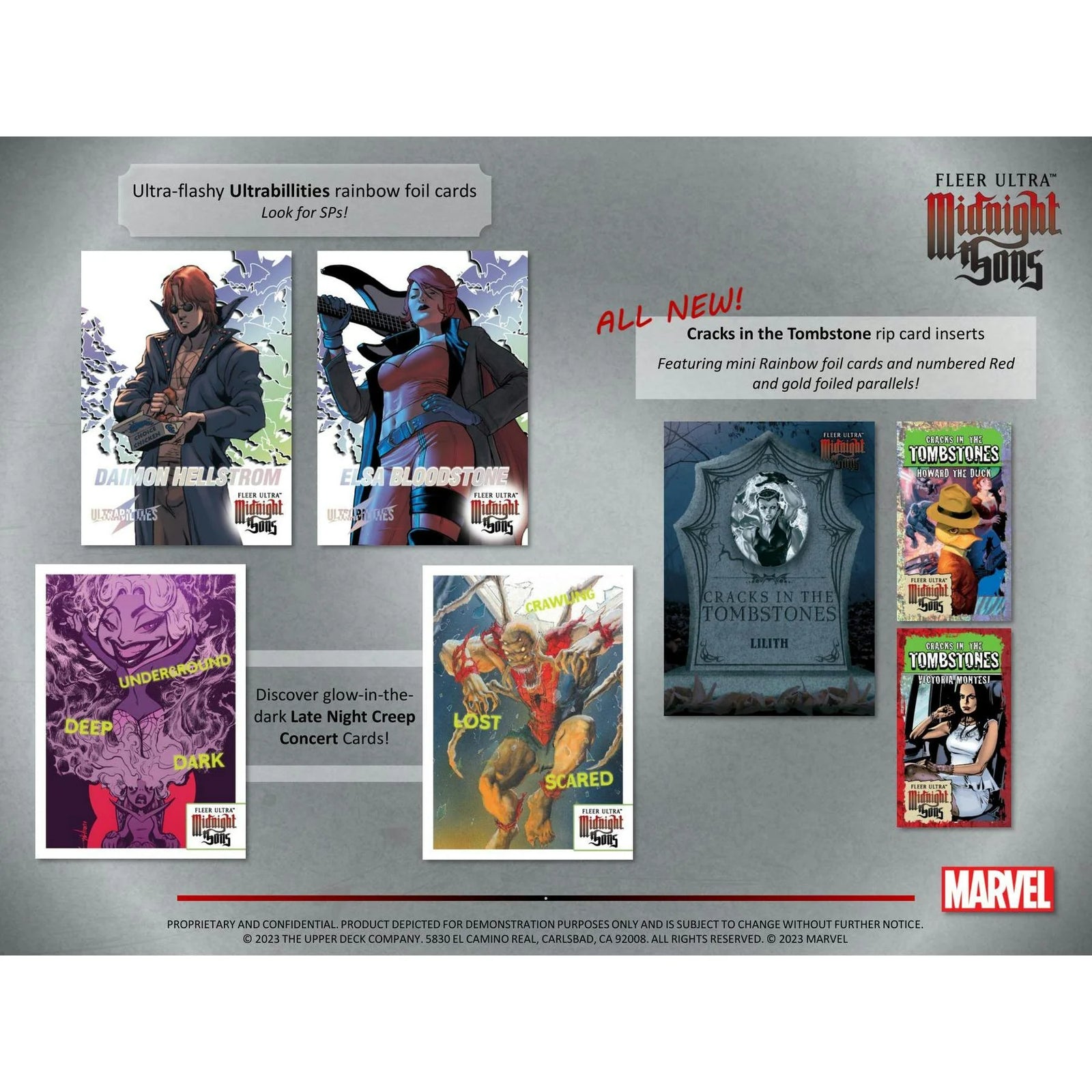 DRAFT - 2023 Upper Deck Marvel Fleer Ultra Midnight Sons Hobby Box