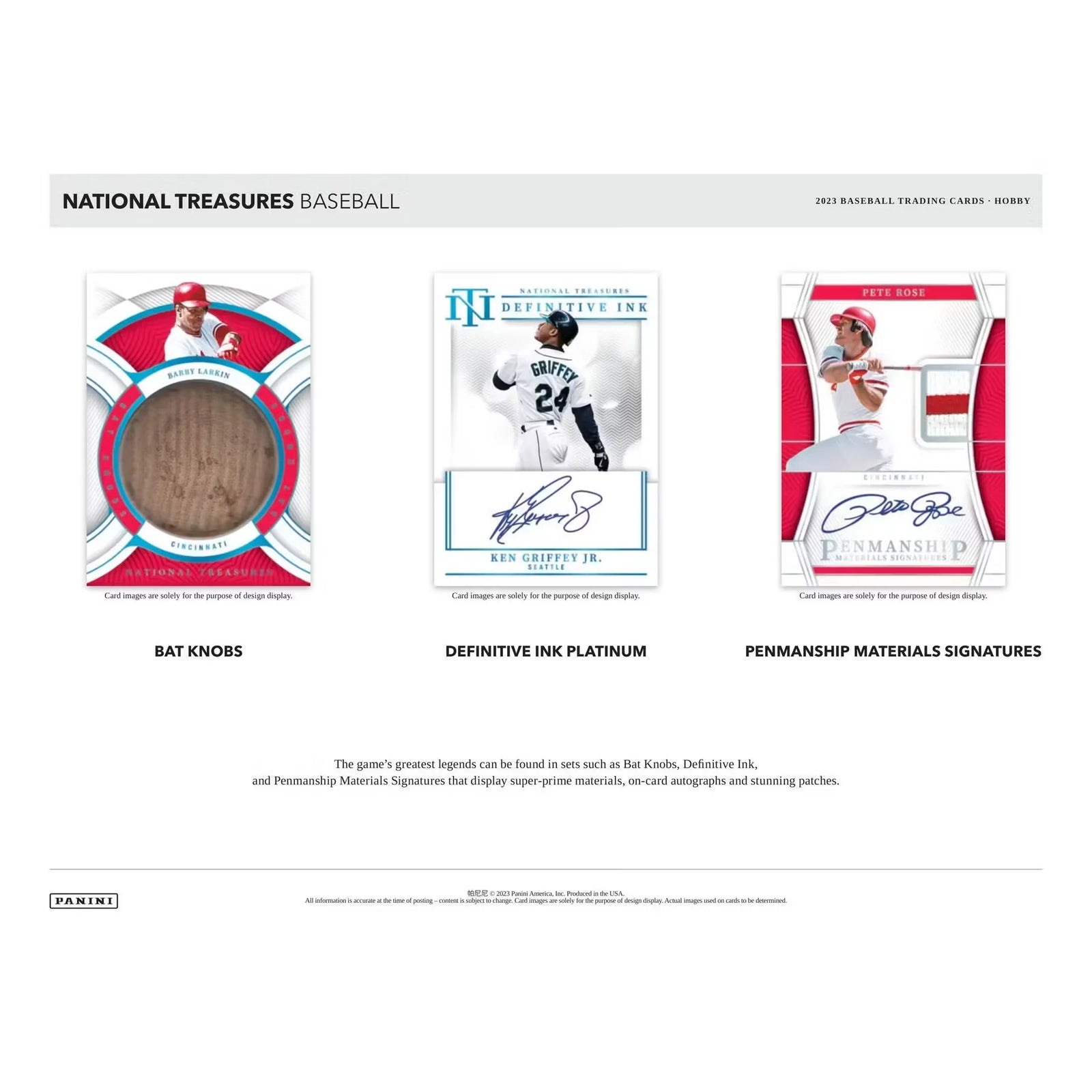 2023 Panini National Treasures Baseball Hobby Box (Ships Sealed Only)