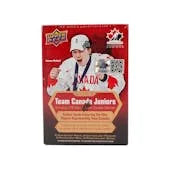 DRAFT - Just In 2023/24 Upper Deck Team Canada Juniors Hockey Blaster 20-Box Case