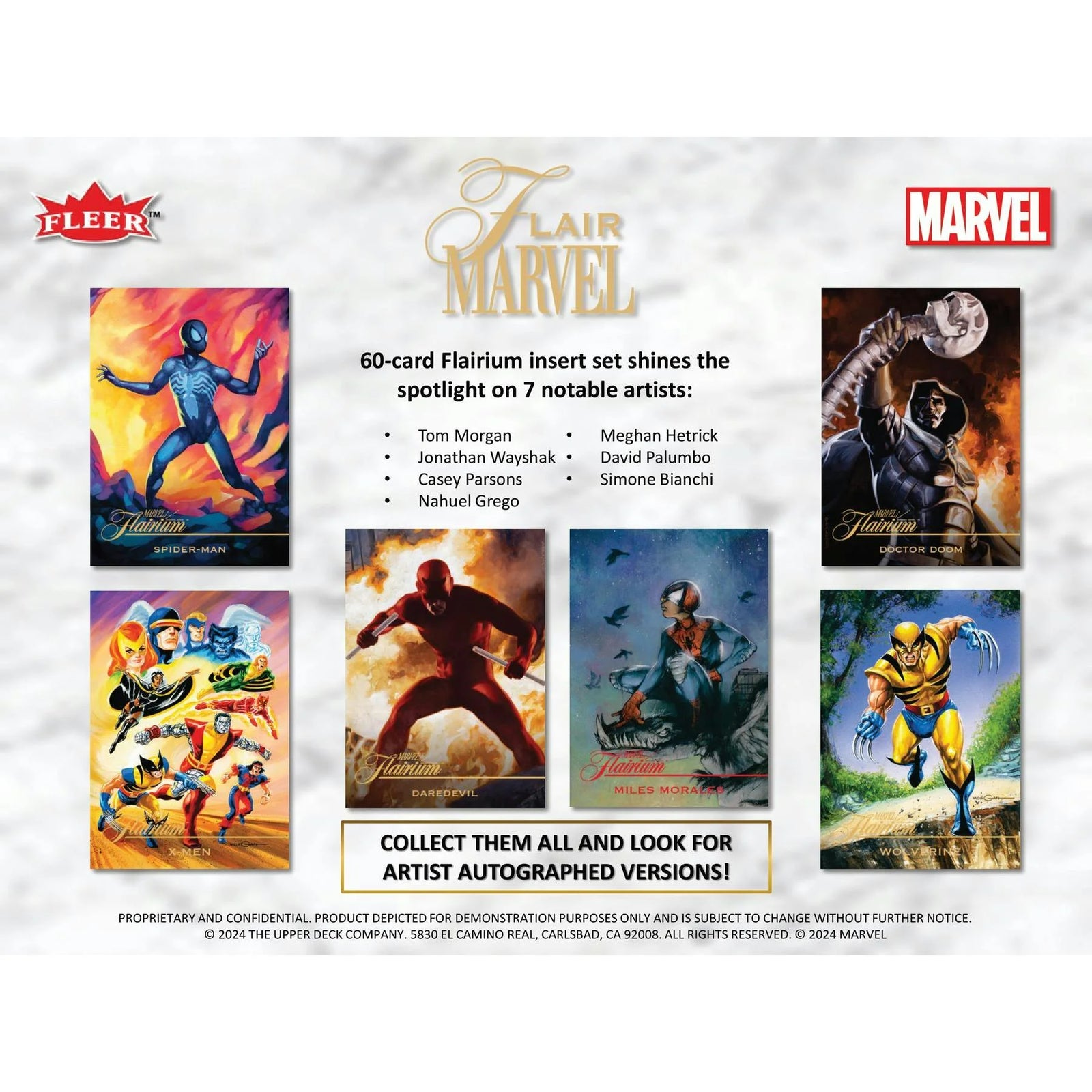 DRAFT - 2024 Upper Deck Marvel Flair Trading Cards Hobby Box