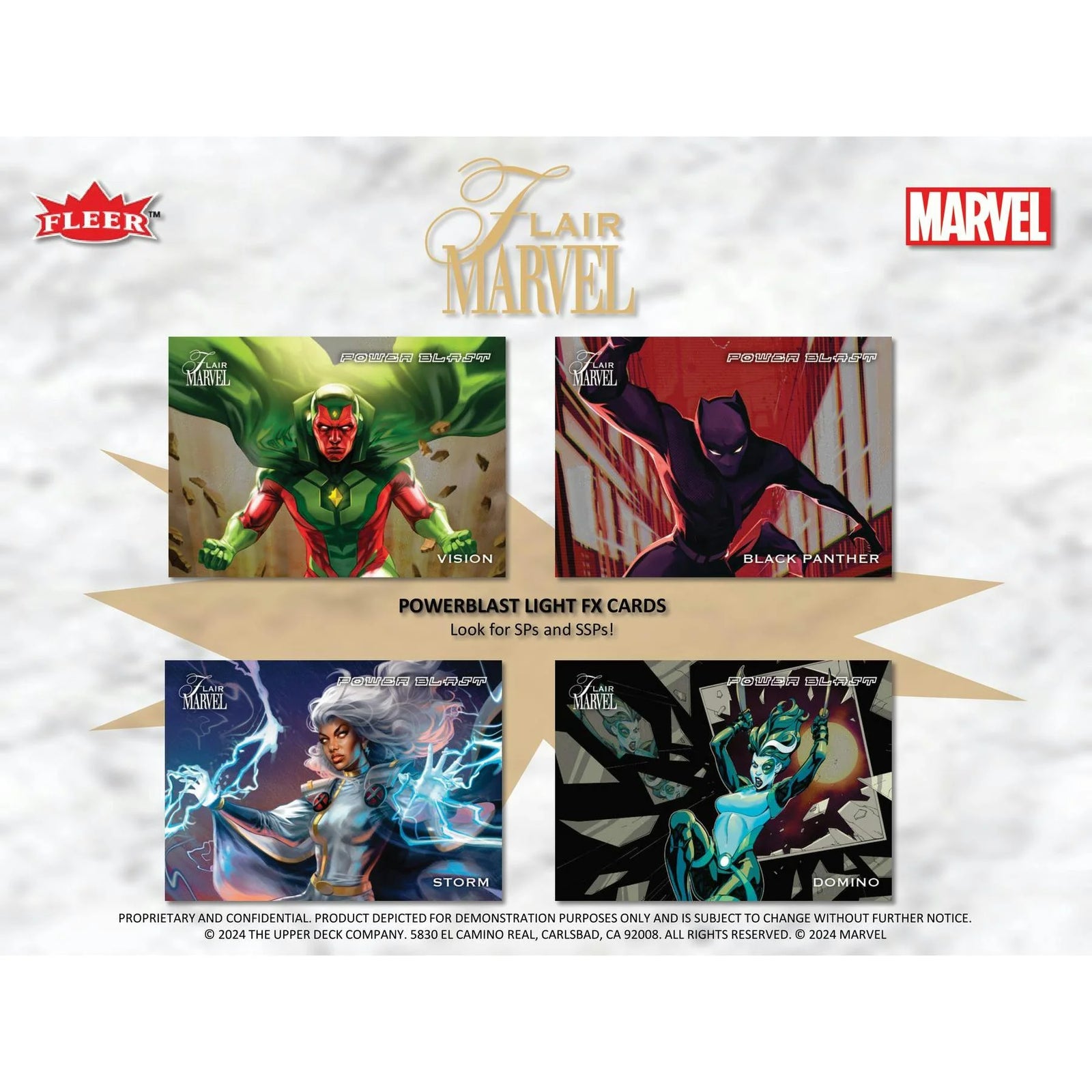 DRAFT - 2024 Upper Deck Marvel Flair Trading Cards Hobby Box