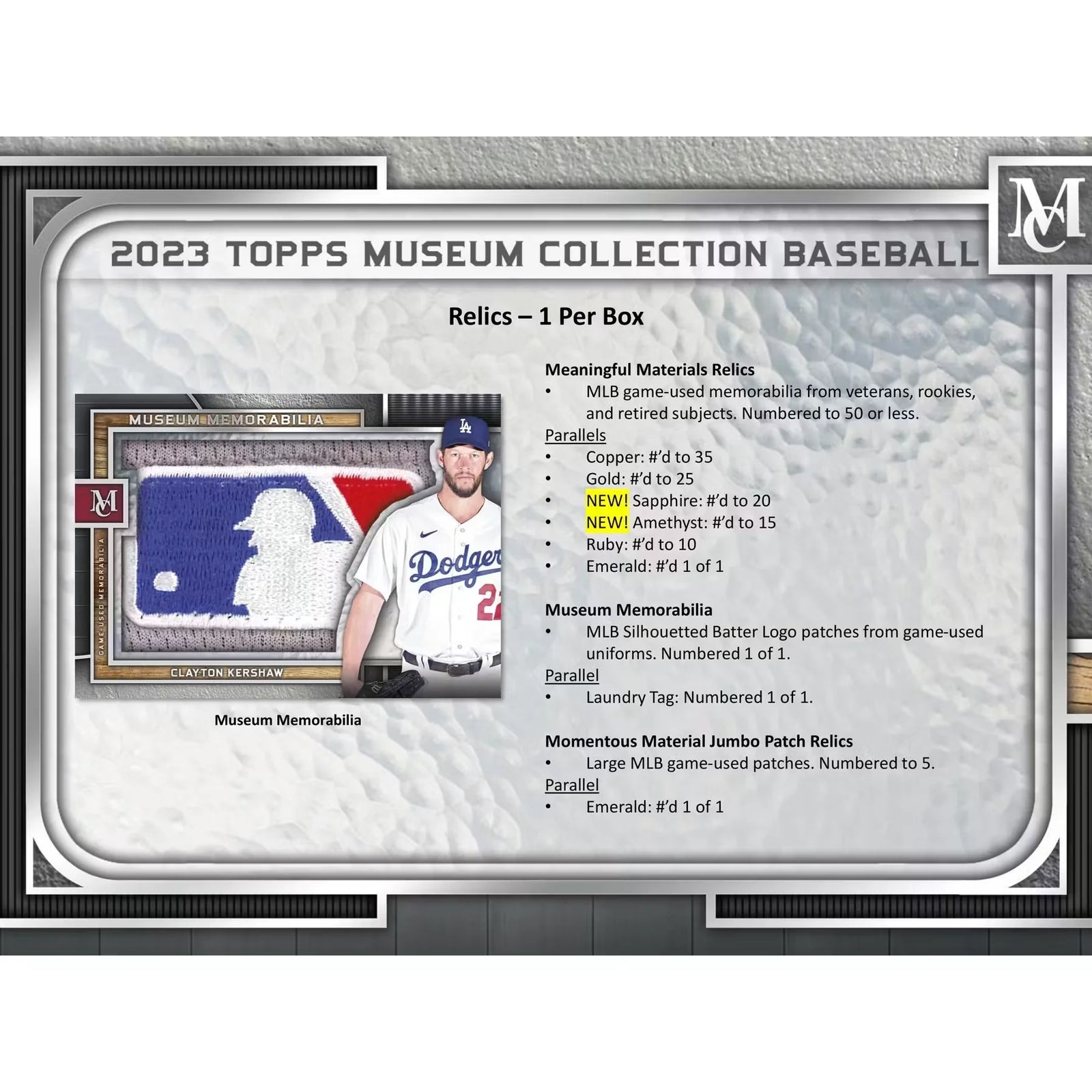 2023 Topps Museum Collection Baseball Hobby Box