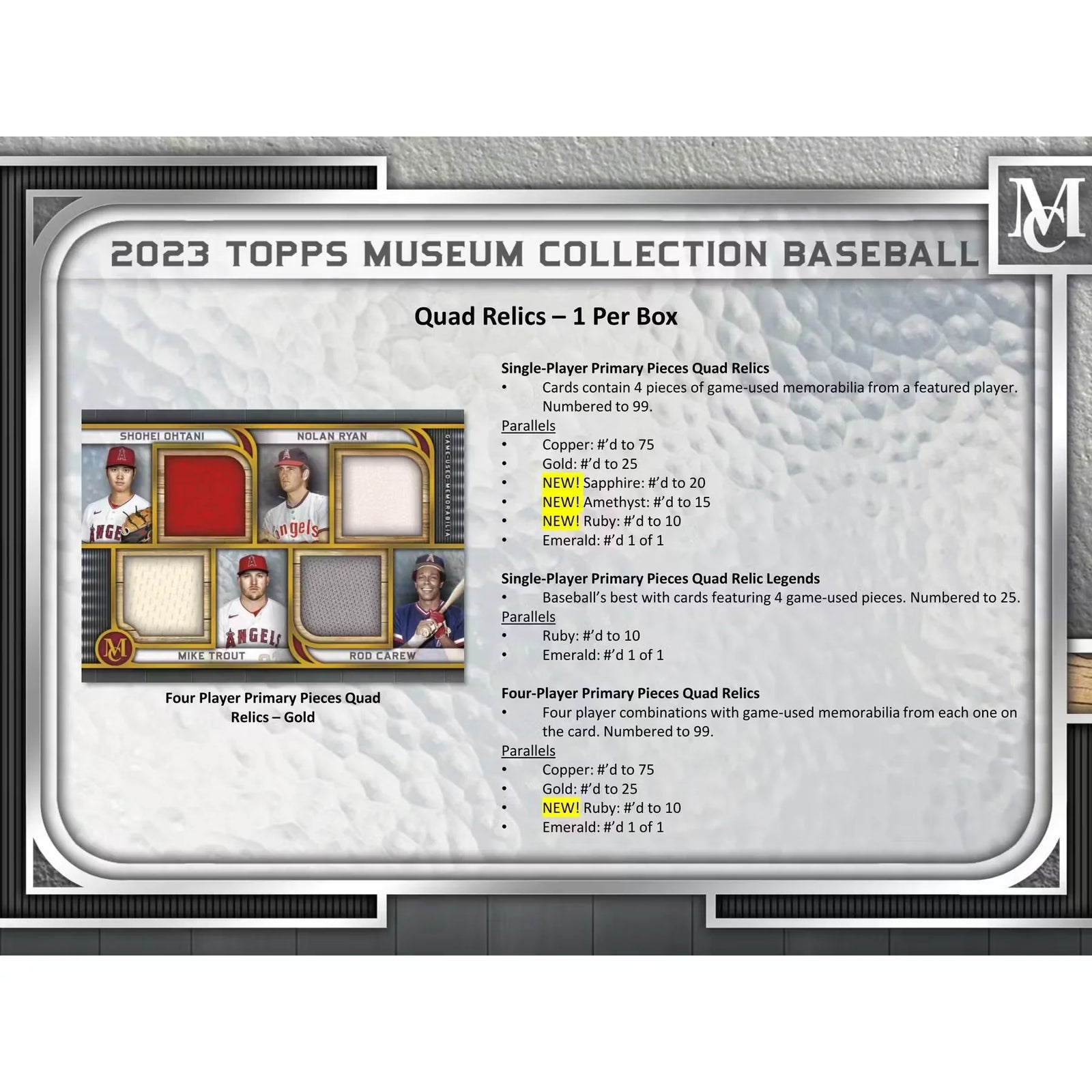 2023 Topps Museum Collection Baseball Hobby Box