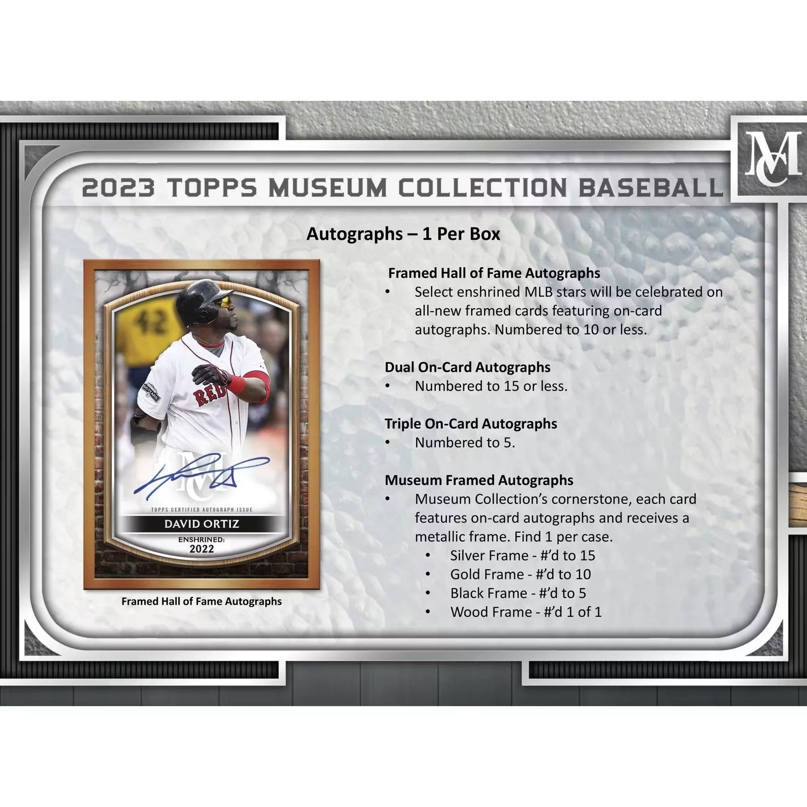 2023 Topps Museum Collection Baseball Hobby Box