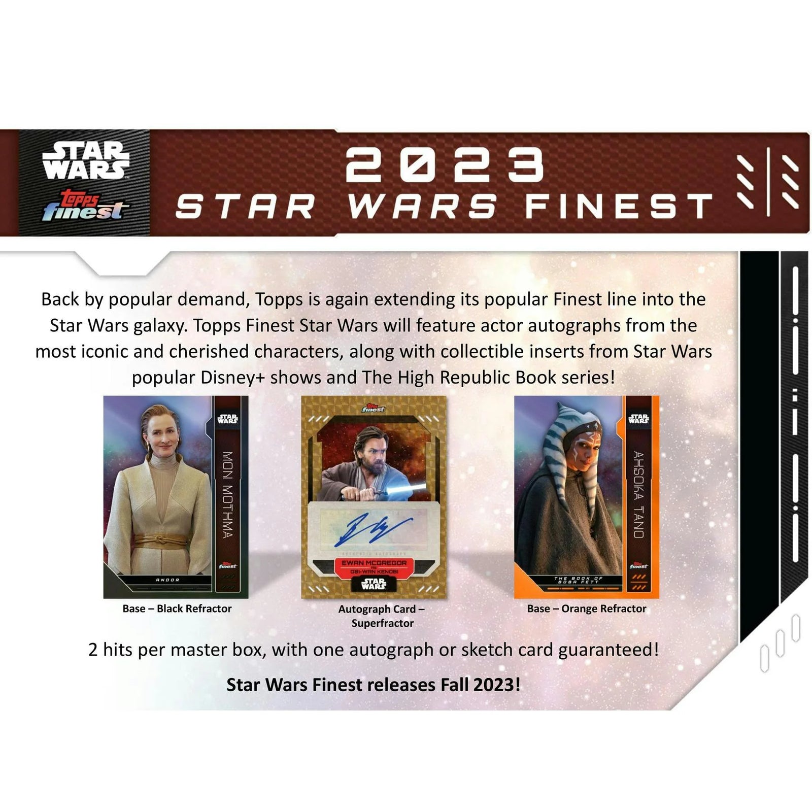 DRAFT - 2023 Topps Star Wars Finest Hobby Box