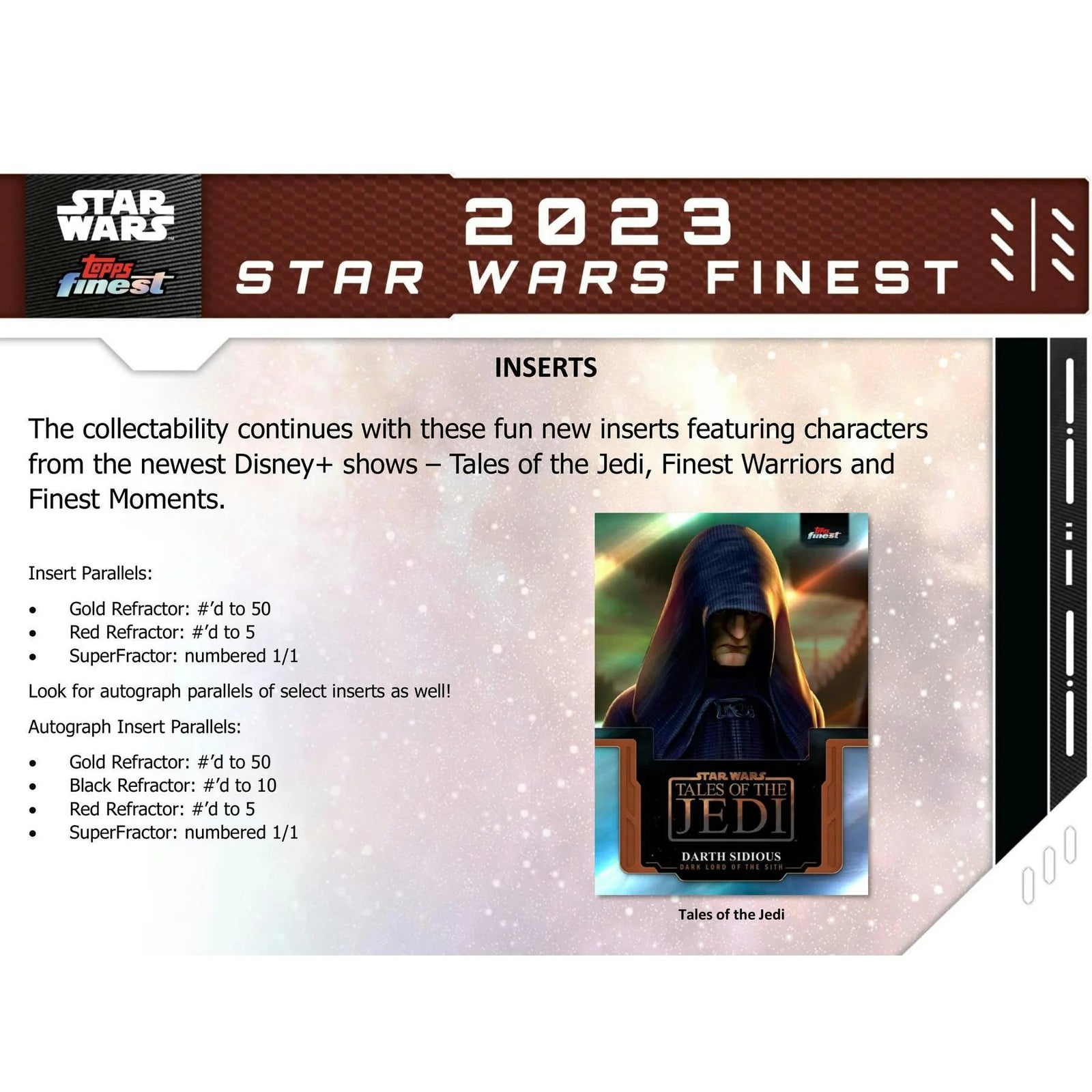 DRAFT - 2023 Topps Star Wars Finest Hobby Box