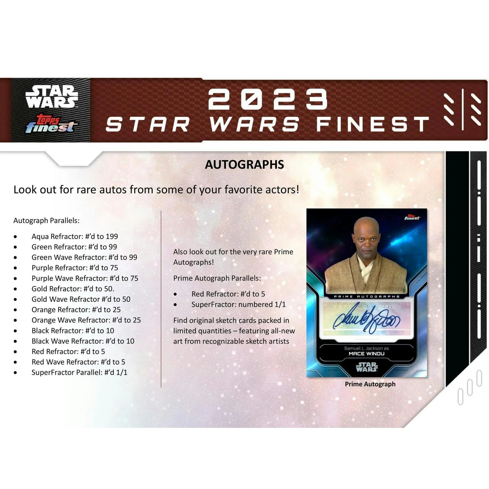 DRAFT - 2023 Topps Star Wars Finest Hobby Box