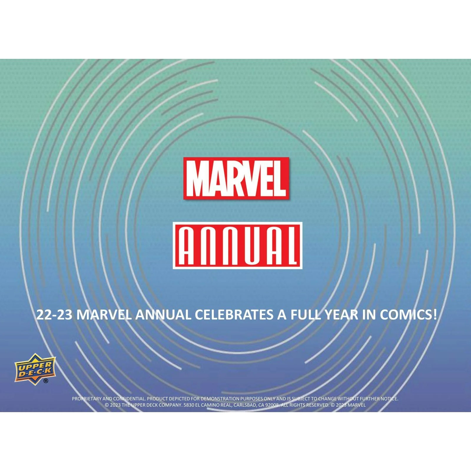 DRAFT - 2022/23 Upper Deck Marvel Annual Hobby Box