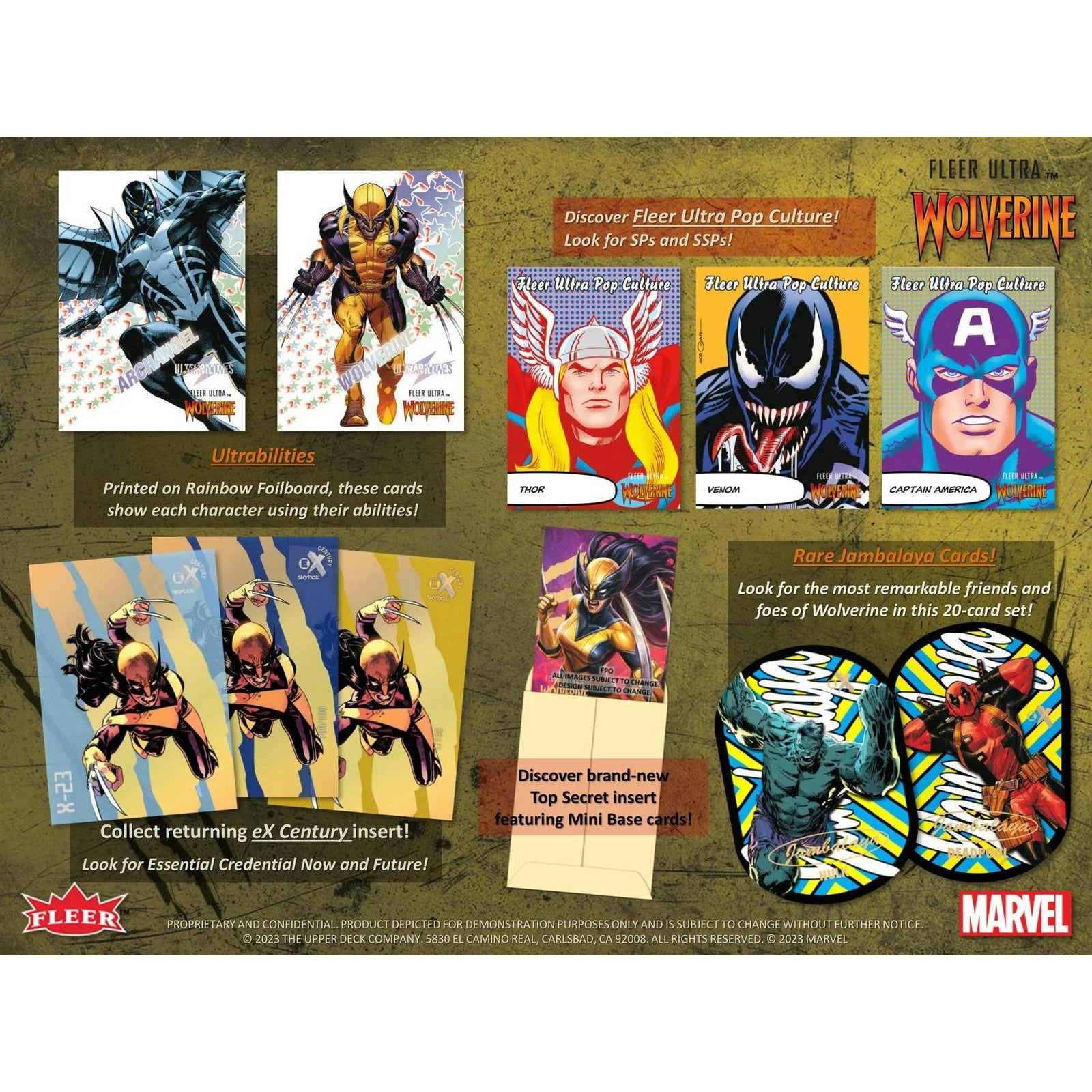 DRAFT - 2024 Upper Deck Marvel Fleer Ultra Wolverine Trading Cards Hobby Box