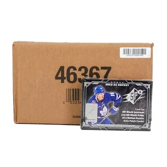 DRAFT - New 2023/24 Upper Deck SPx Hockey Hobby 20-Box Case