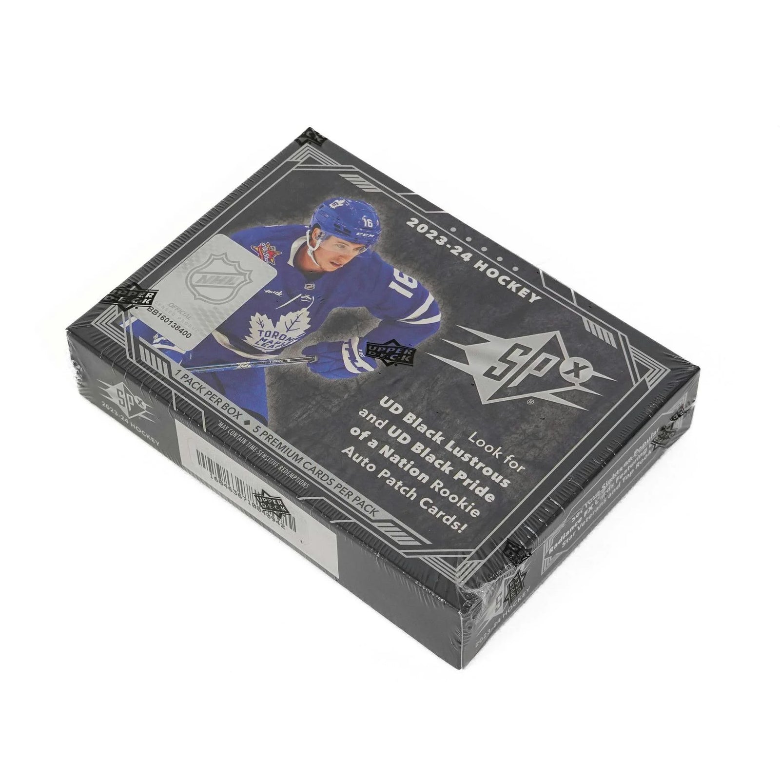 DRAFT - New 2023/24 Upper Deck SPx Hockey Hobby 20-Box Case