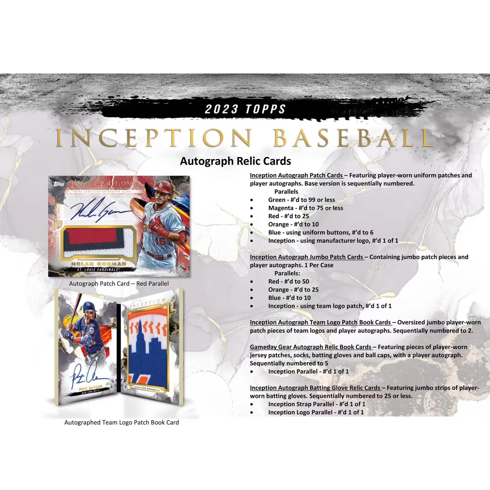 2023 Topps Inception Baseball Hobby Box (Ships Sealed Only)