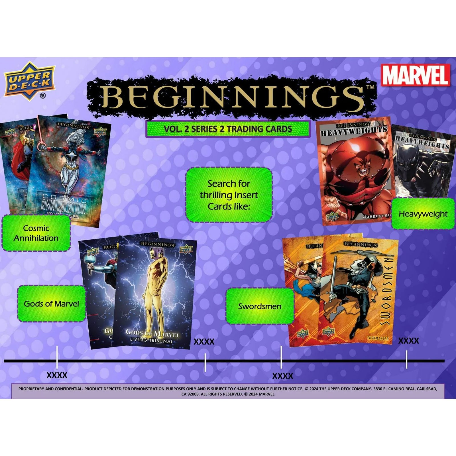 DRAFT - 2024 Upper Deck Marvel Beginnings Volume 2 Series 2 Hobby Box