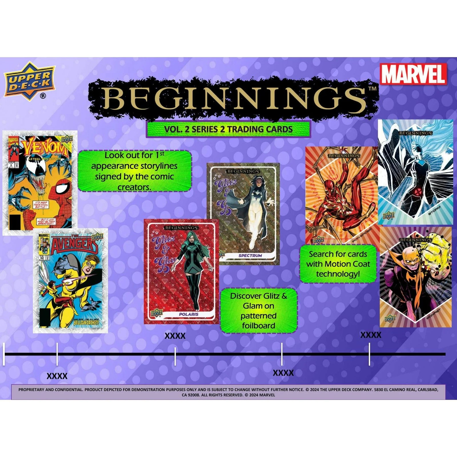 DRAFT - 2024 Upper Deck Marvel Beginnings Volume 2 Series 2 Hobby Box