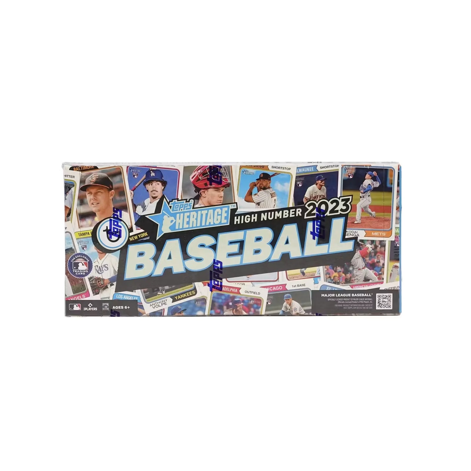 2023 Topps Heritage High Number Baseball Hobby Box | 24 Packs (Ships Sealed Only)